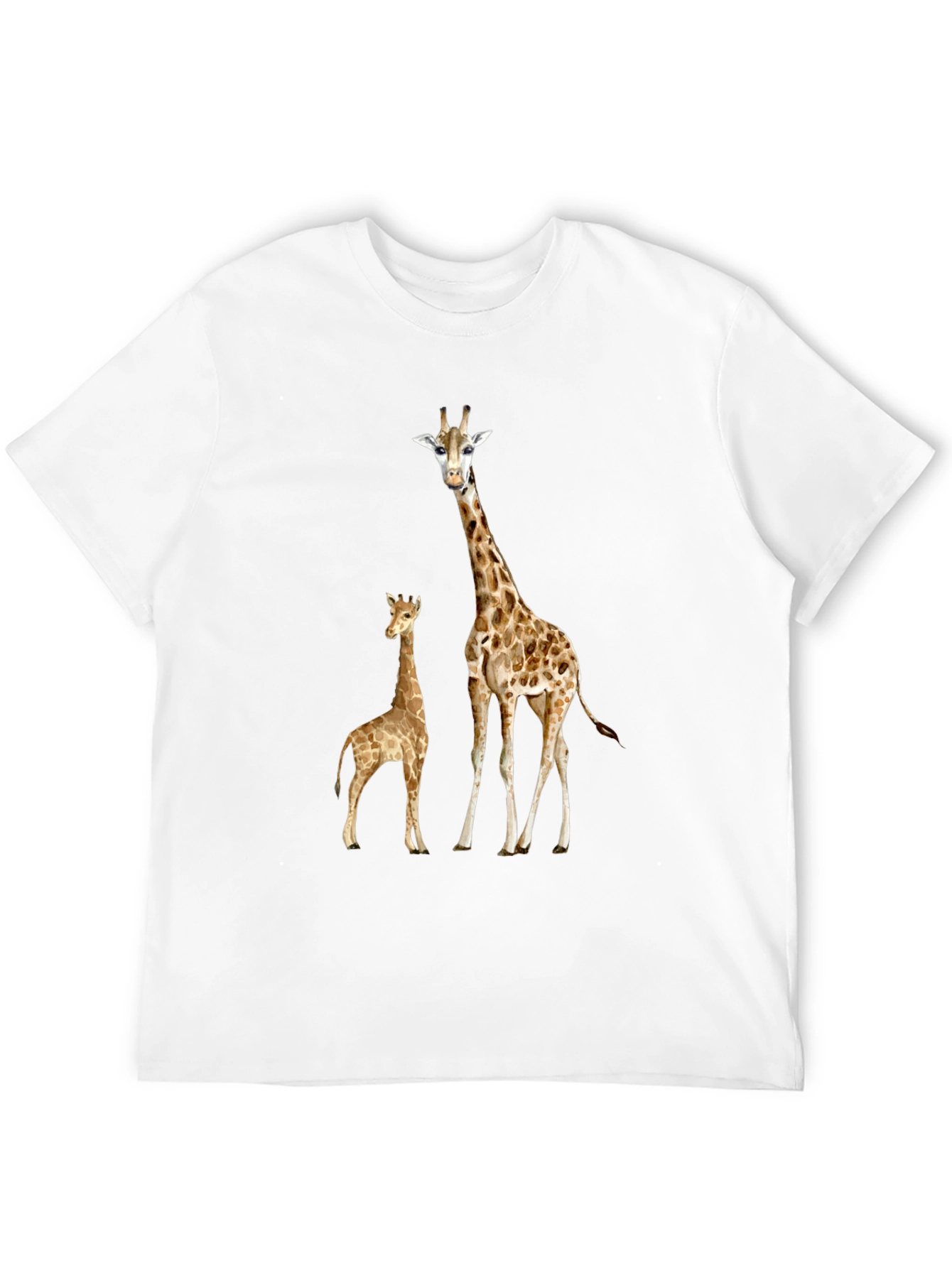 Giraffe Graphic Tee - Stylish Animal Print Shirt