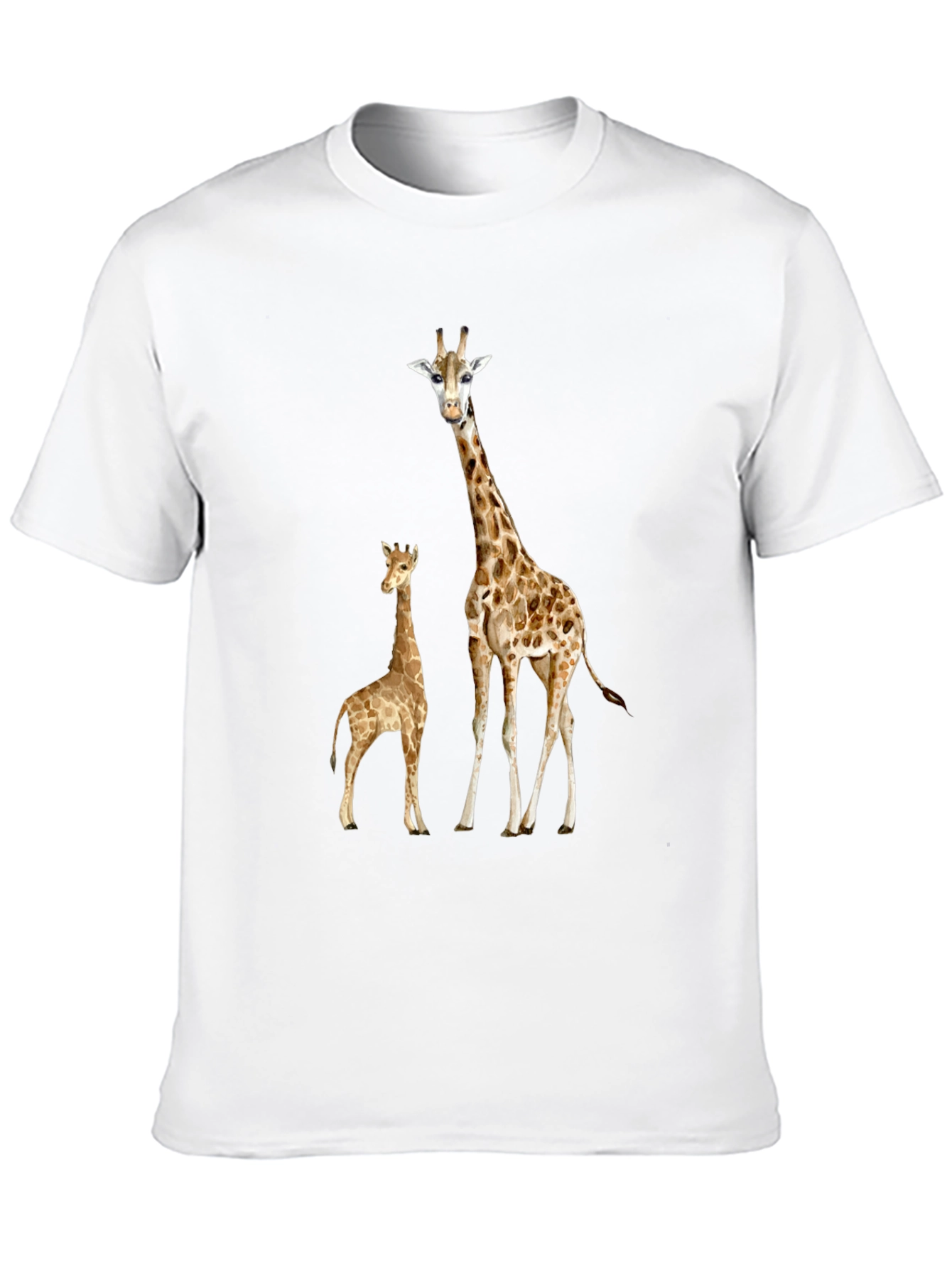 Giraffe Graphic Tee - Stylish Animal Print Shirt