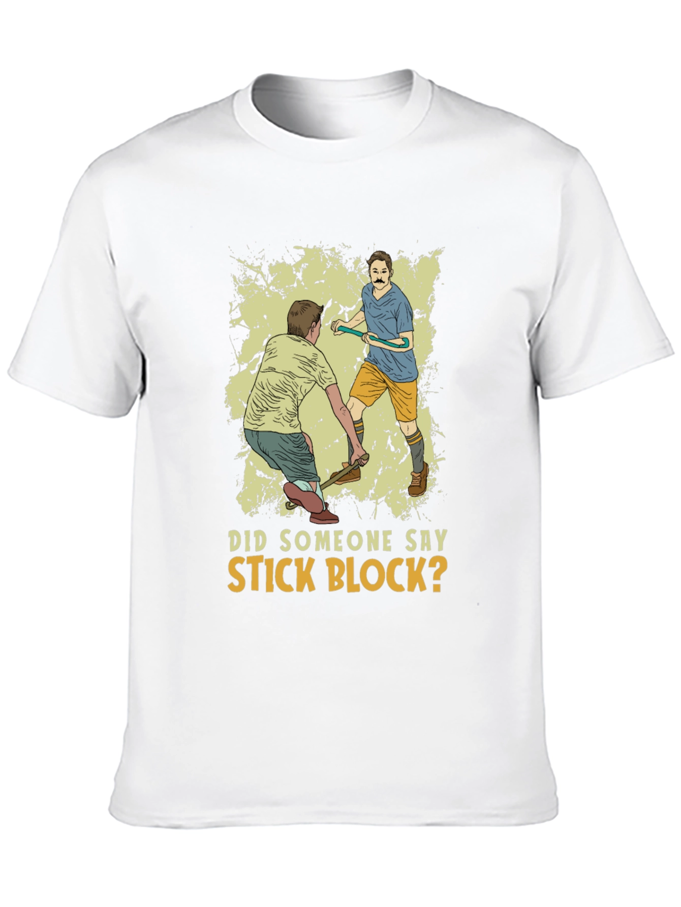 Stick Block Mens Graphic Tee