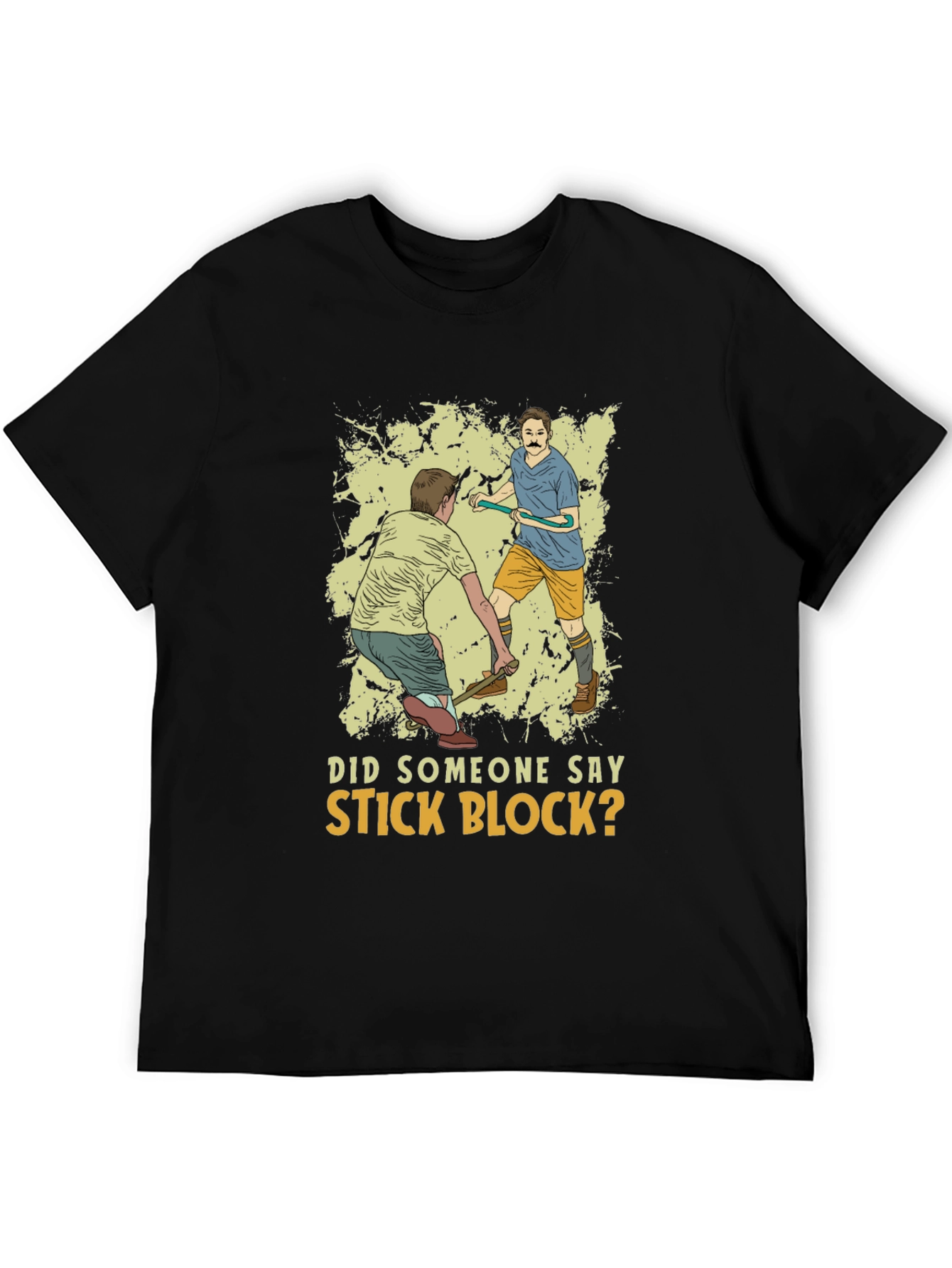 Stick Block Mens Graphic Tee