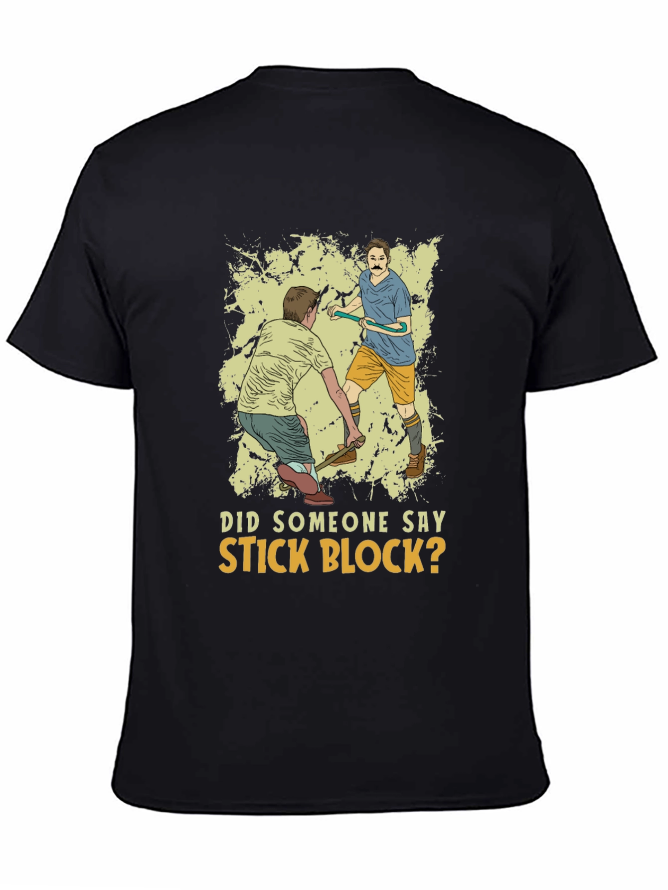 Stick Block Mens Graphic Tee