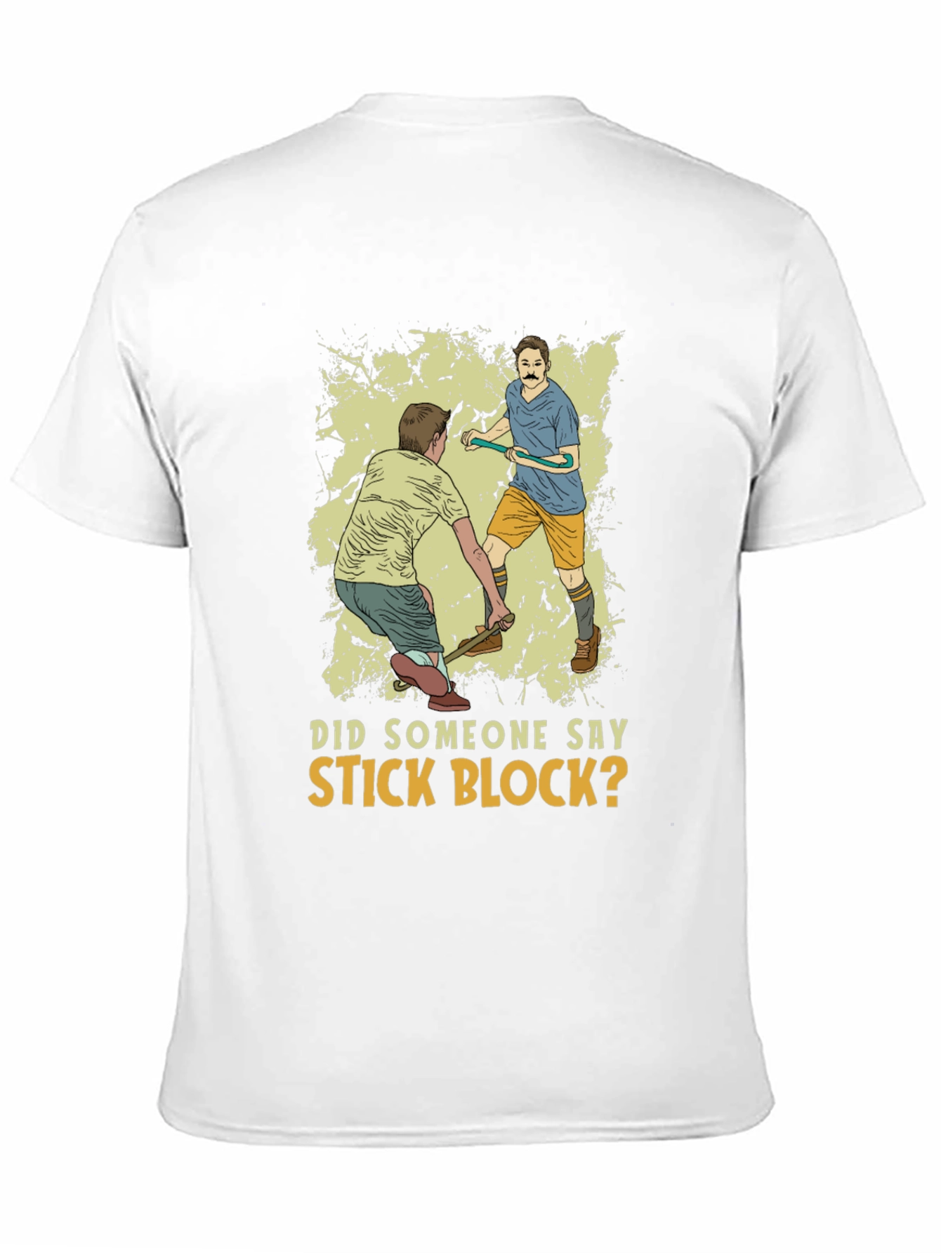 Stick Block Mens Graphic Tee