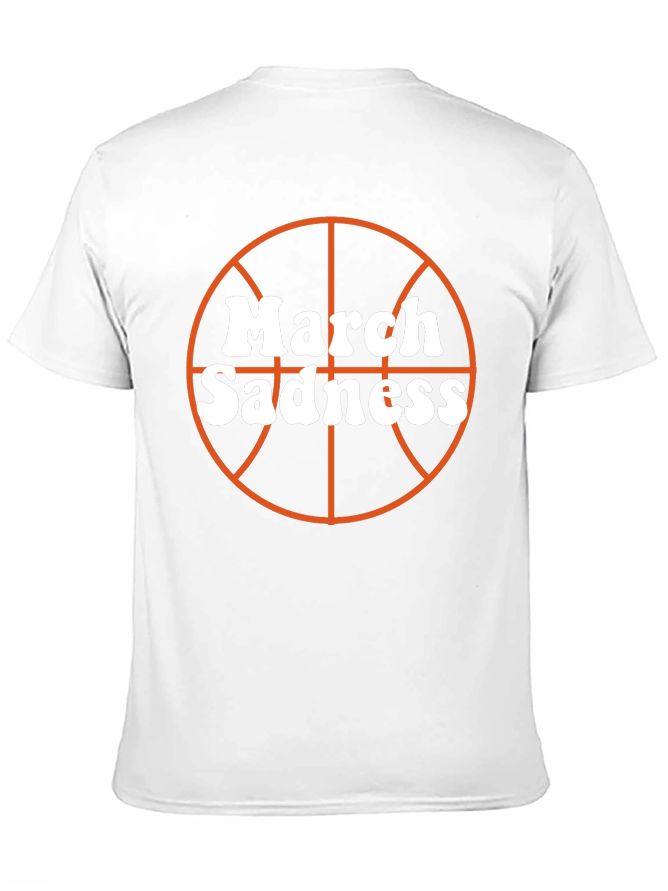 March Sadness Basketball T-Shirt - Black
