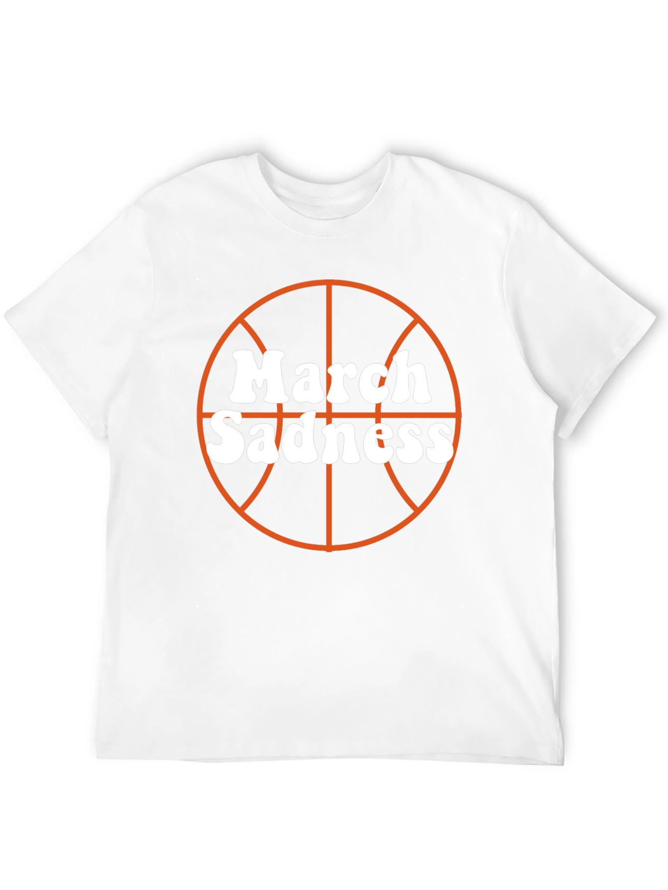 March Sadness Basketball T-Shirt - Black