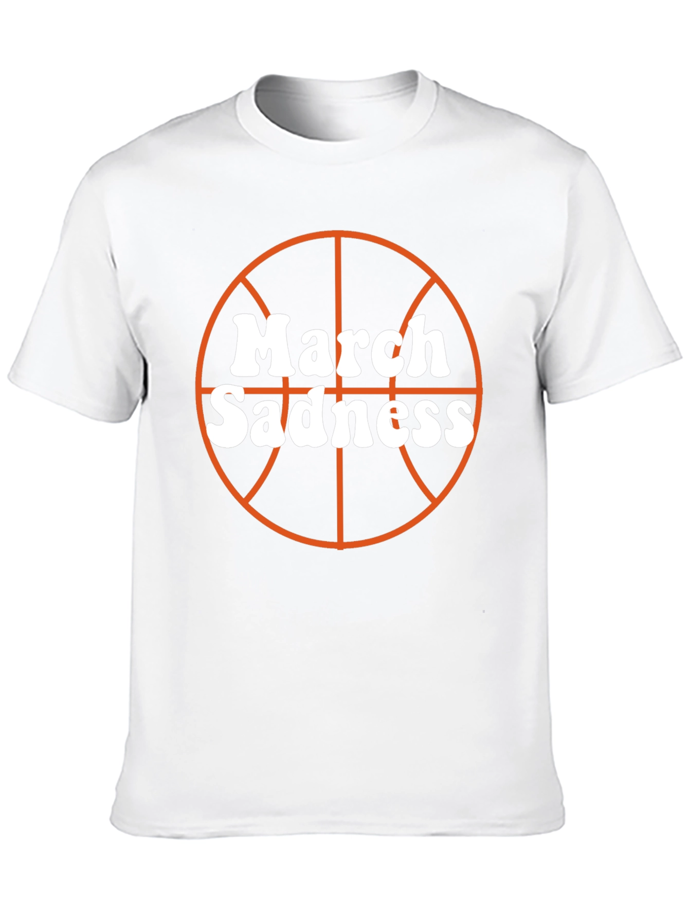 March Sadness Basketball T-Shirt - Black