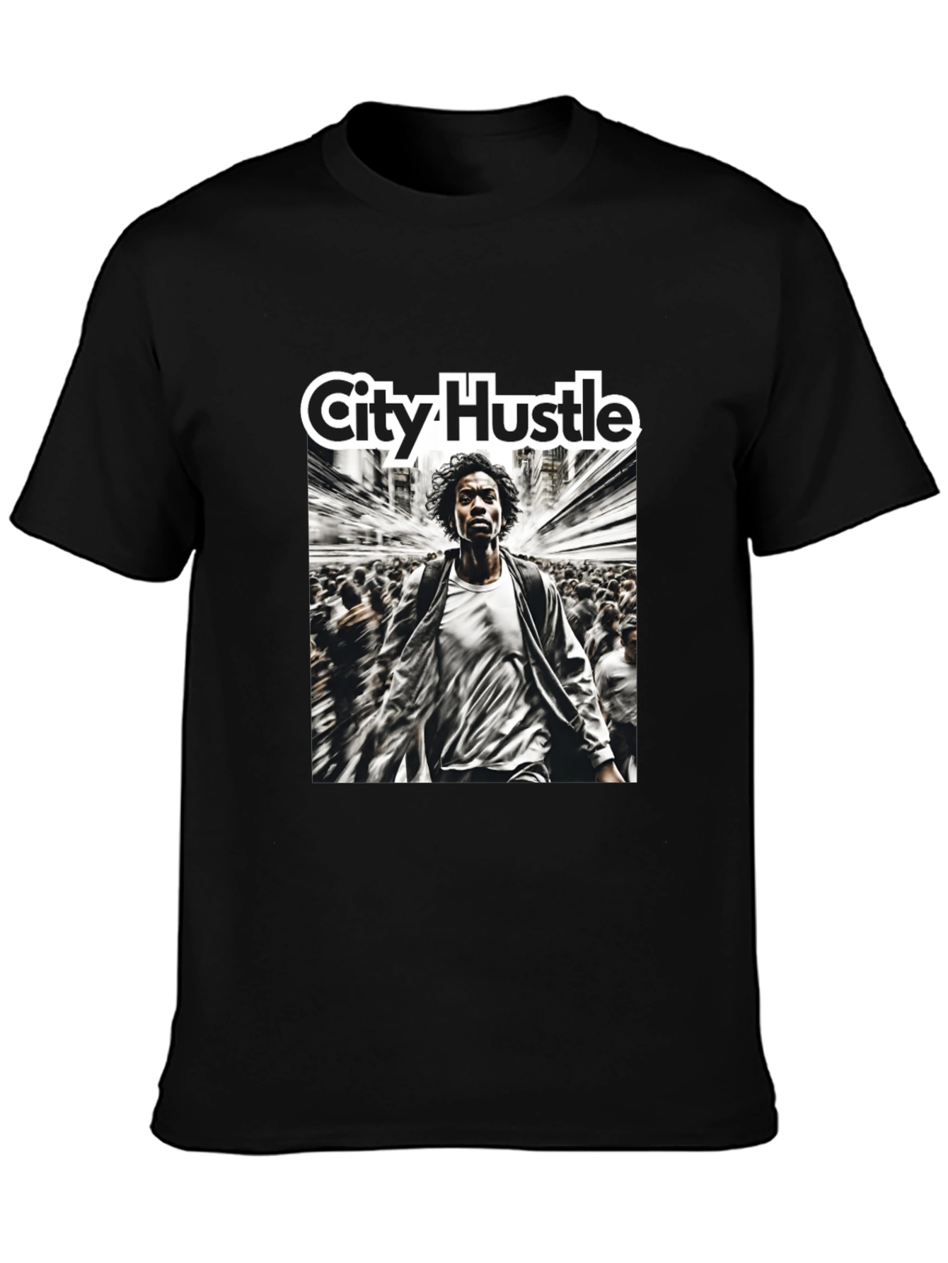 City Hustle Graphic Print T-Shirt