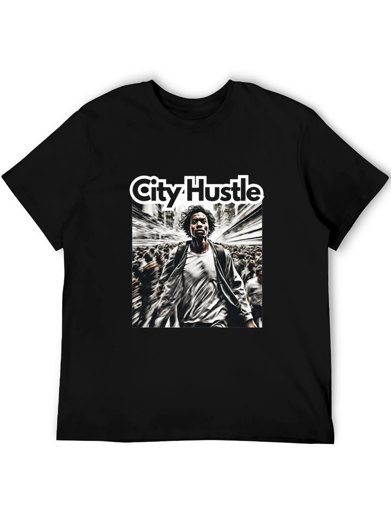 City Hustle Graphic Print T-Shirt