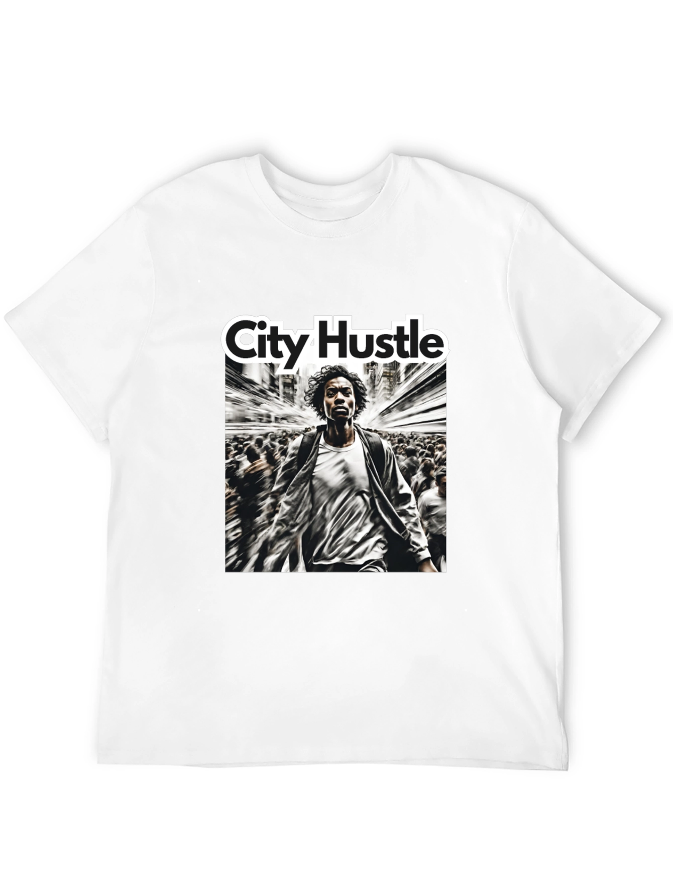 City Hustle Graphic Print T-Shirt