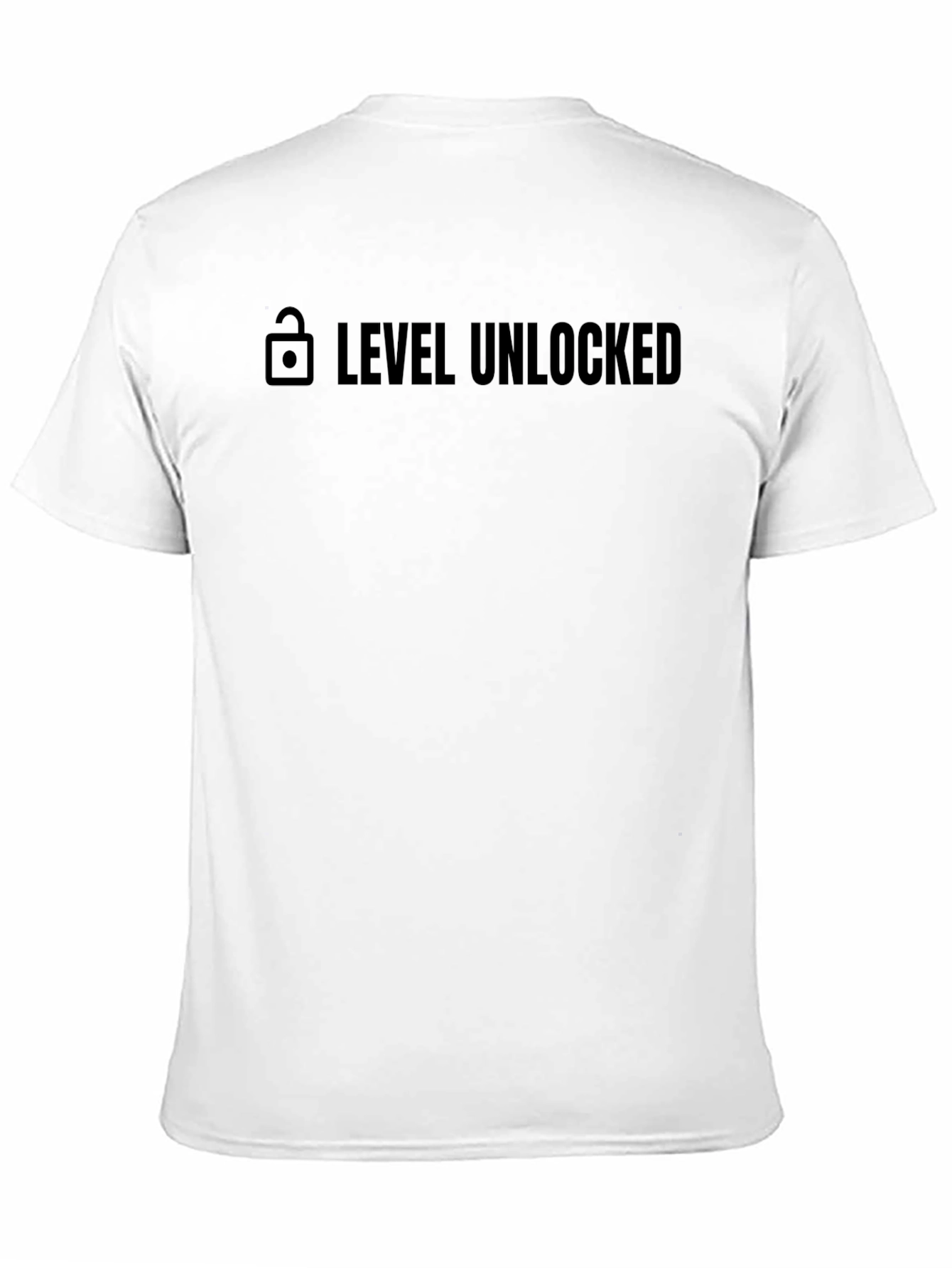 Level Unlocked Graphic Tee - Black Cotton