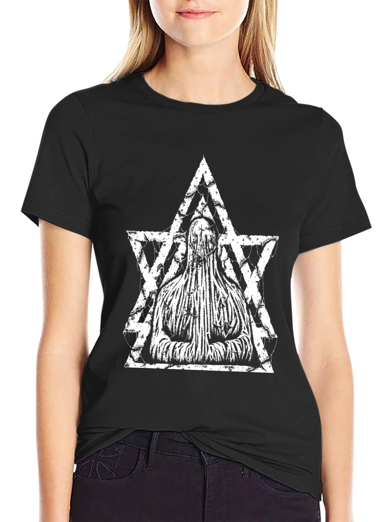 Mystic Star Graphic Black T-Shirt