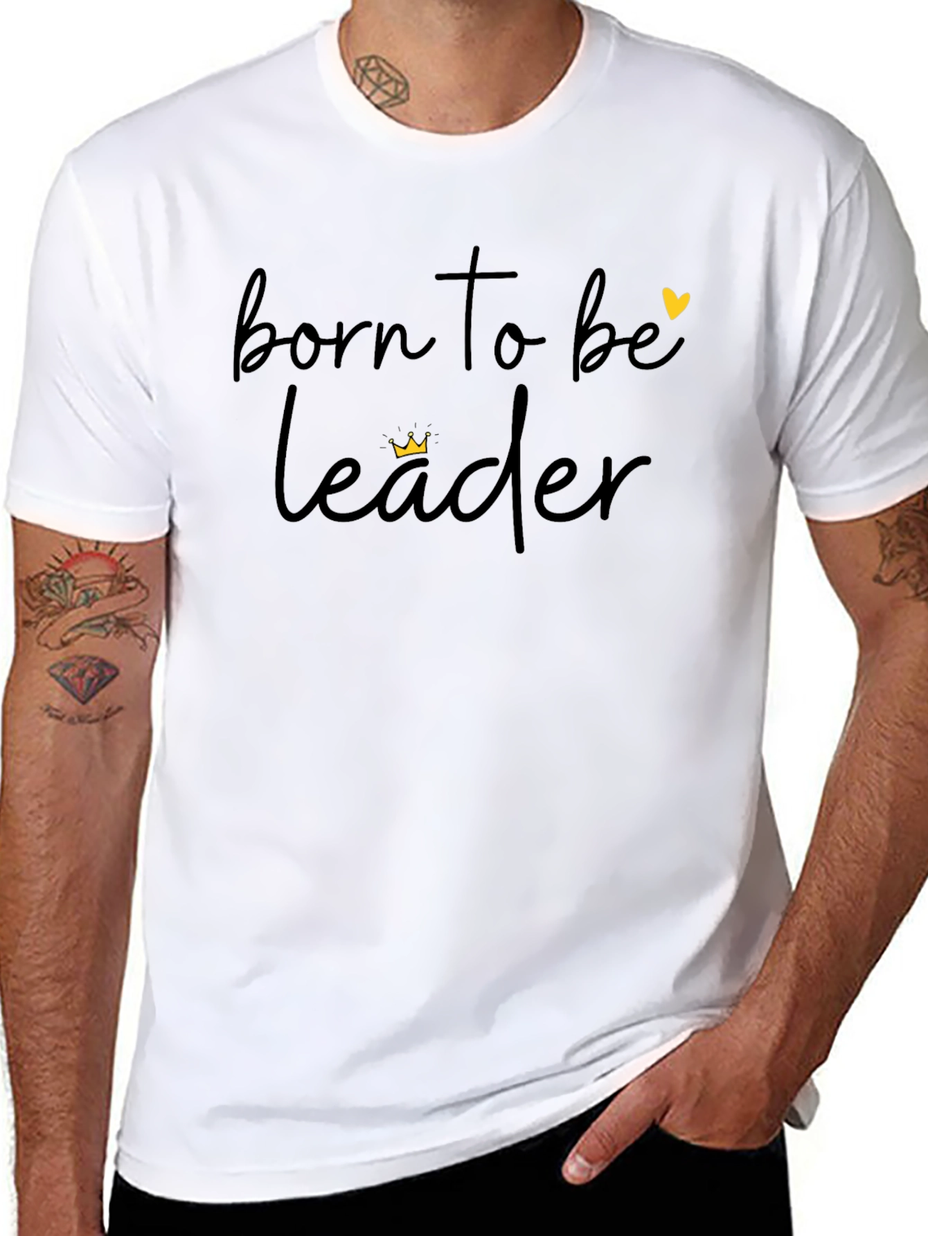 Born To Be Leader Black T-Shirt