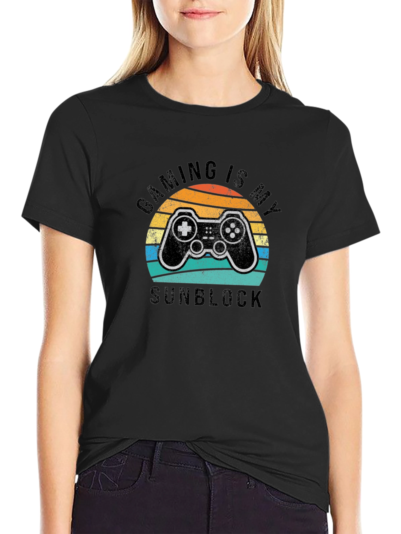 Gaming is My Sunblock Graphic T-Shirt
