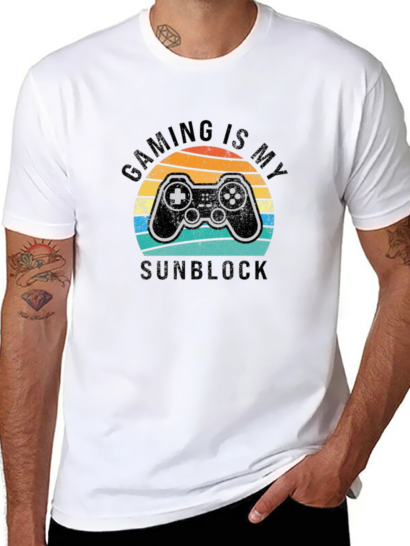 Gaming is My Sunblock Graphic T-Shirt