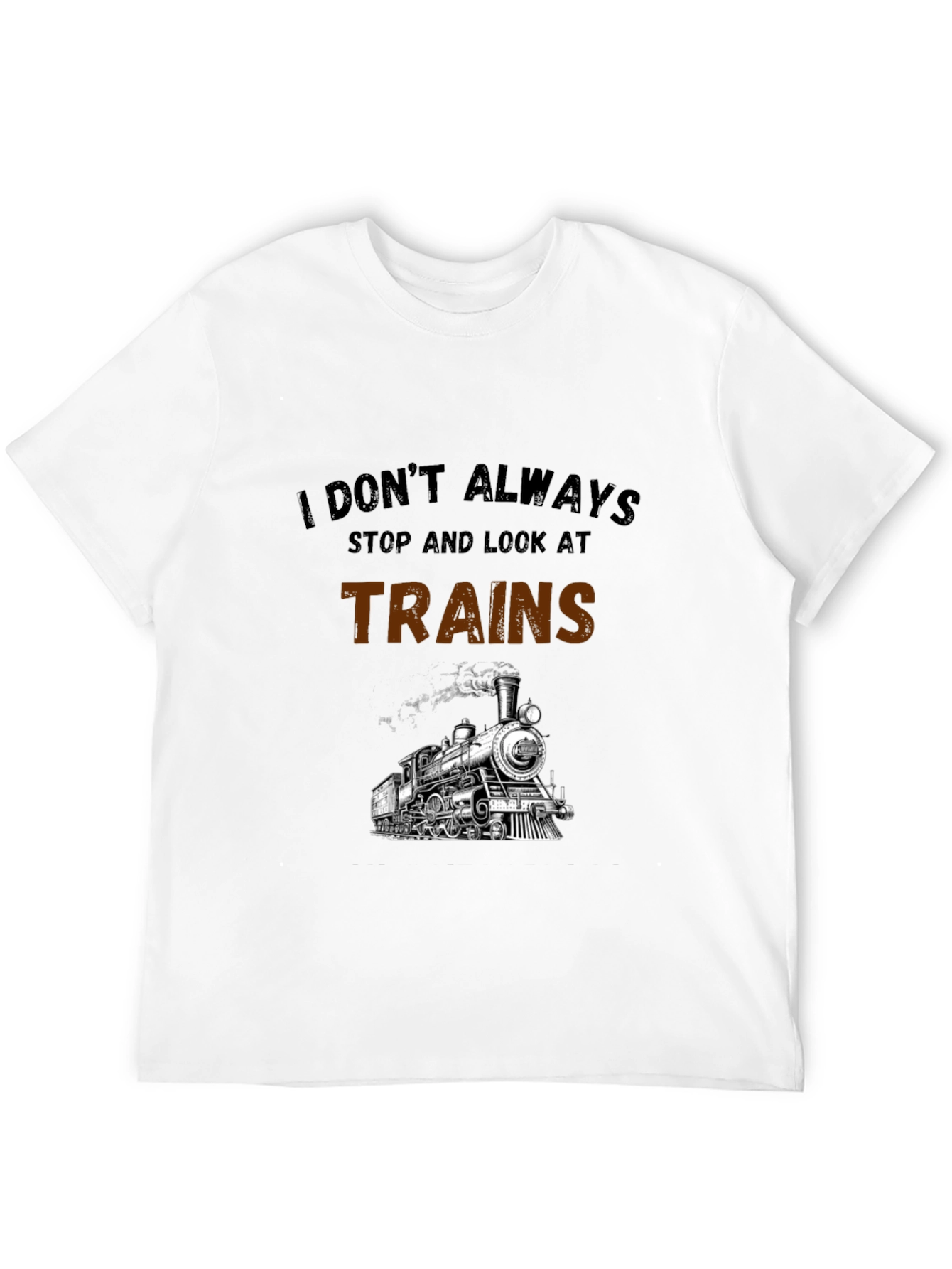 Train Enthusiast Graphic T-Shirt