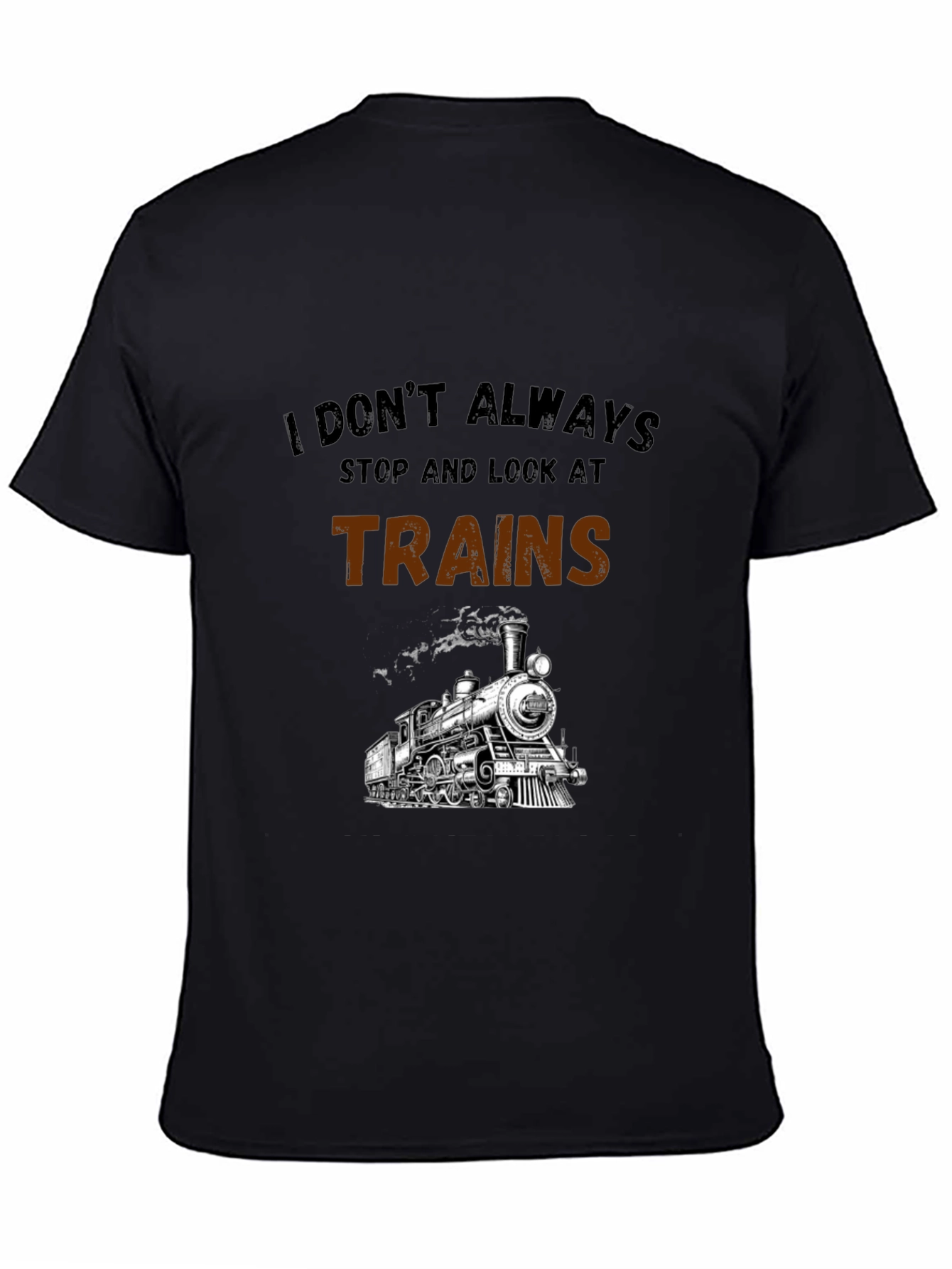 Train Enthusiast Graphic T-Shirt