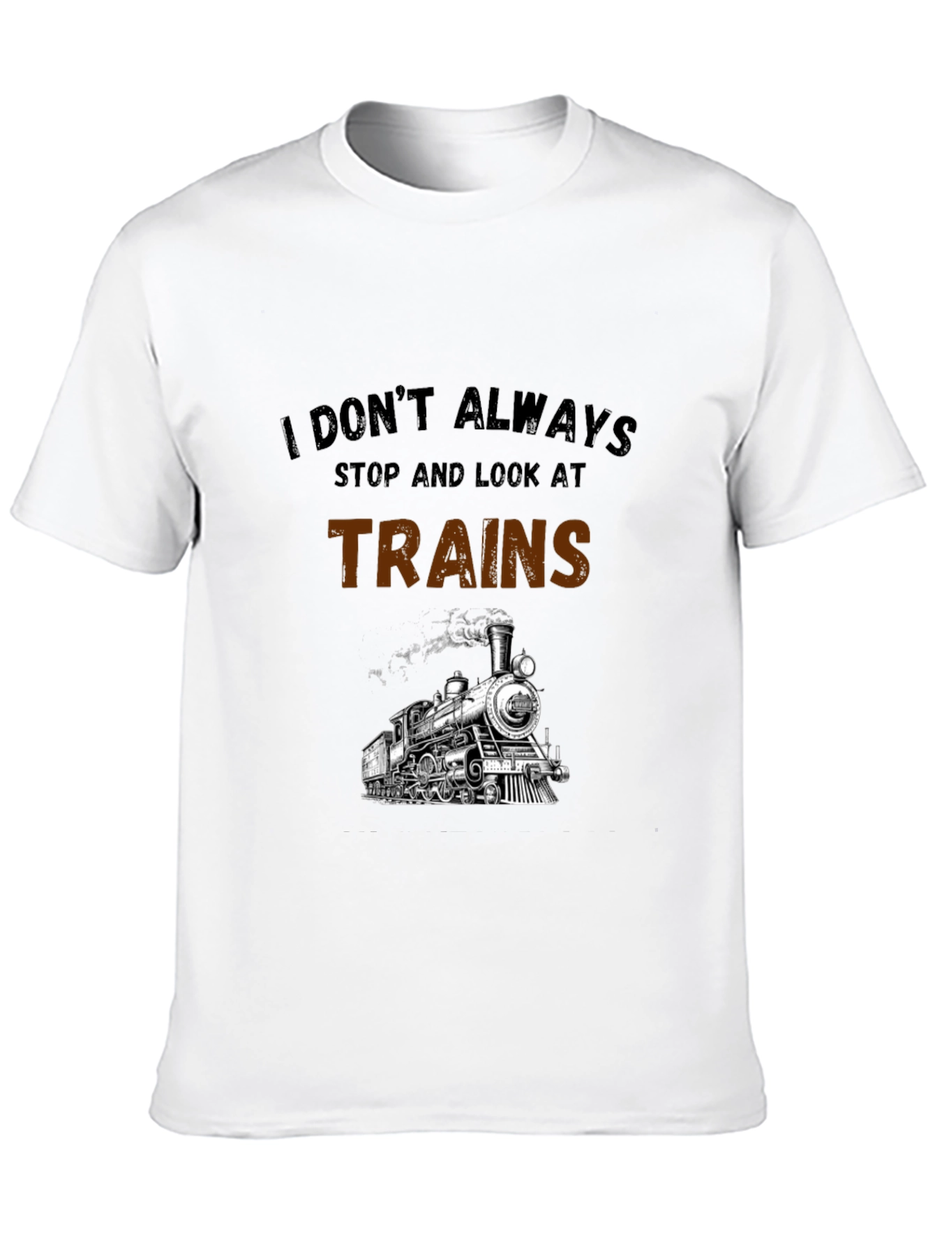 Train Enthusiast Graphic T-Shirt