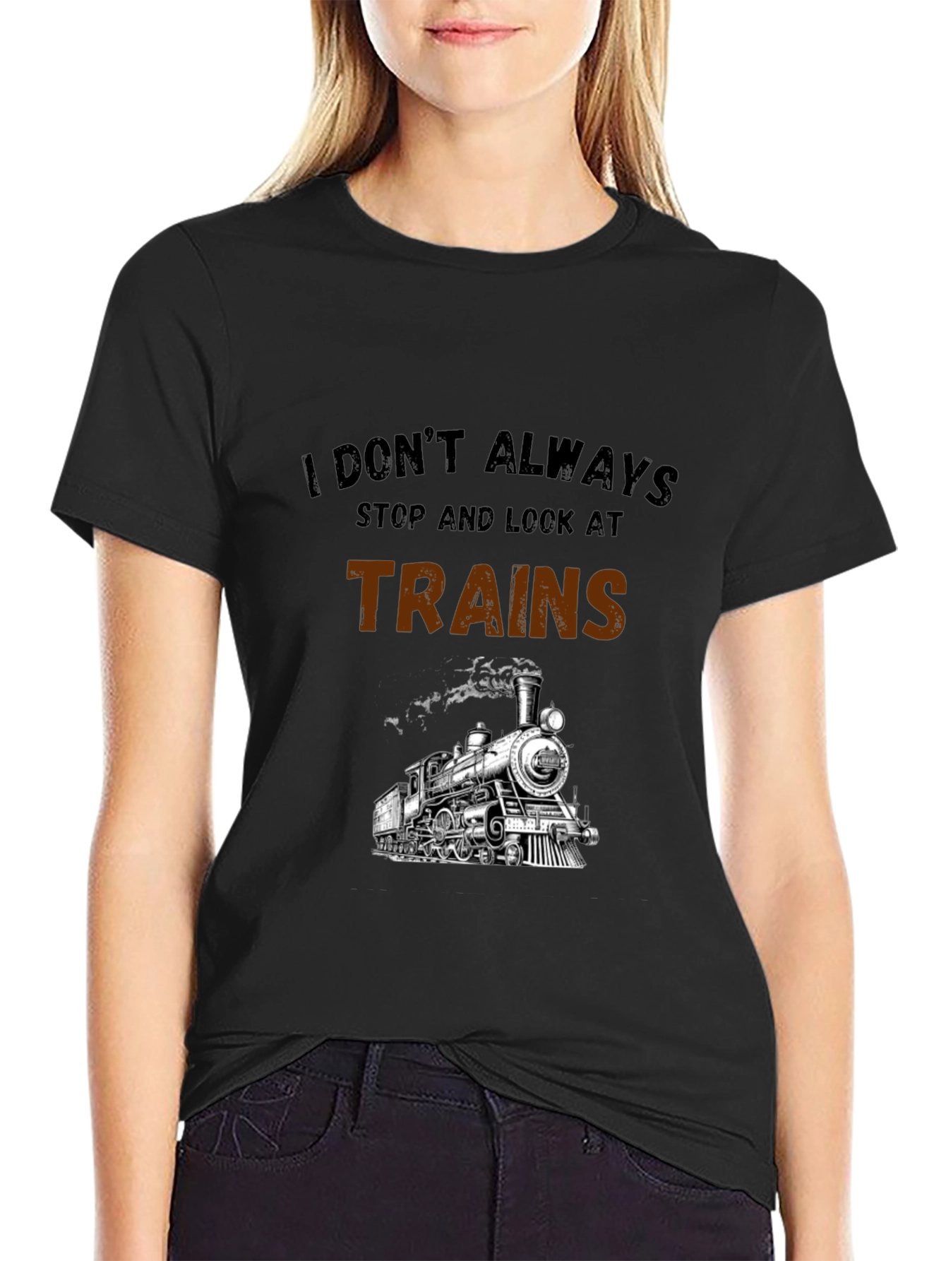 Train Enthusiast Graphic T-Shirt