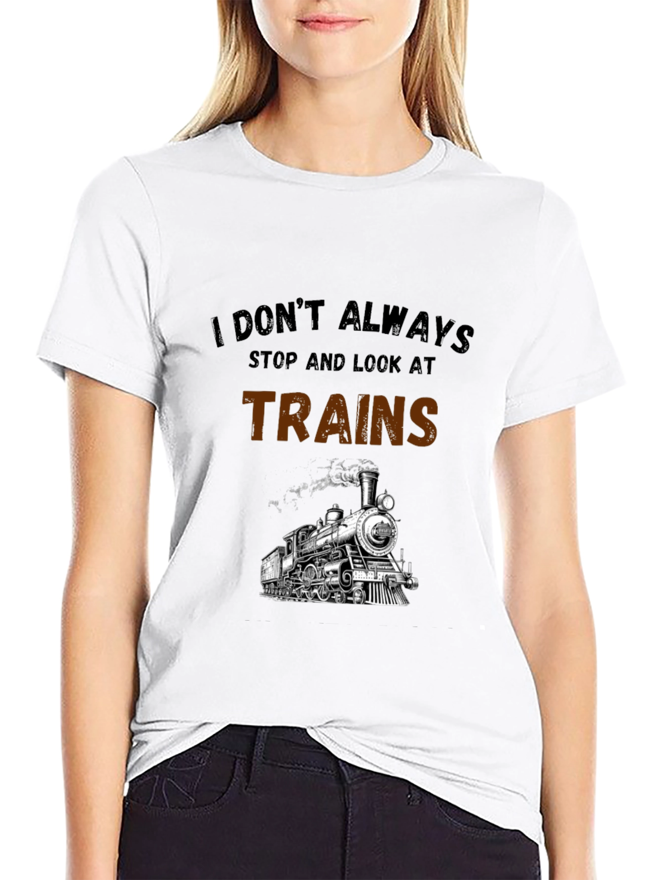 Train Enthusiast Graphic T-Shirt