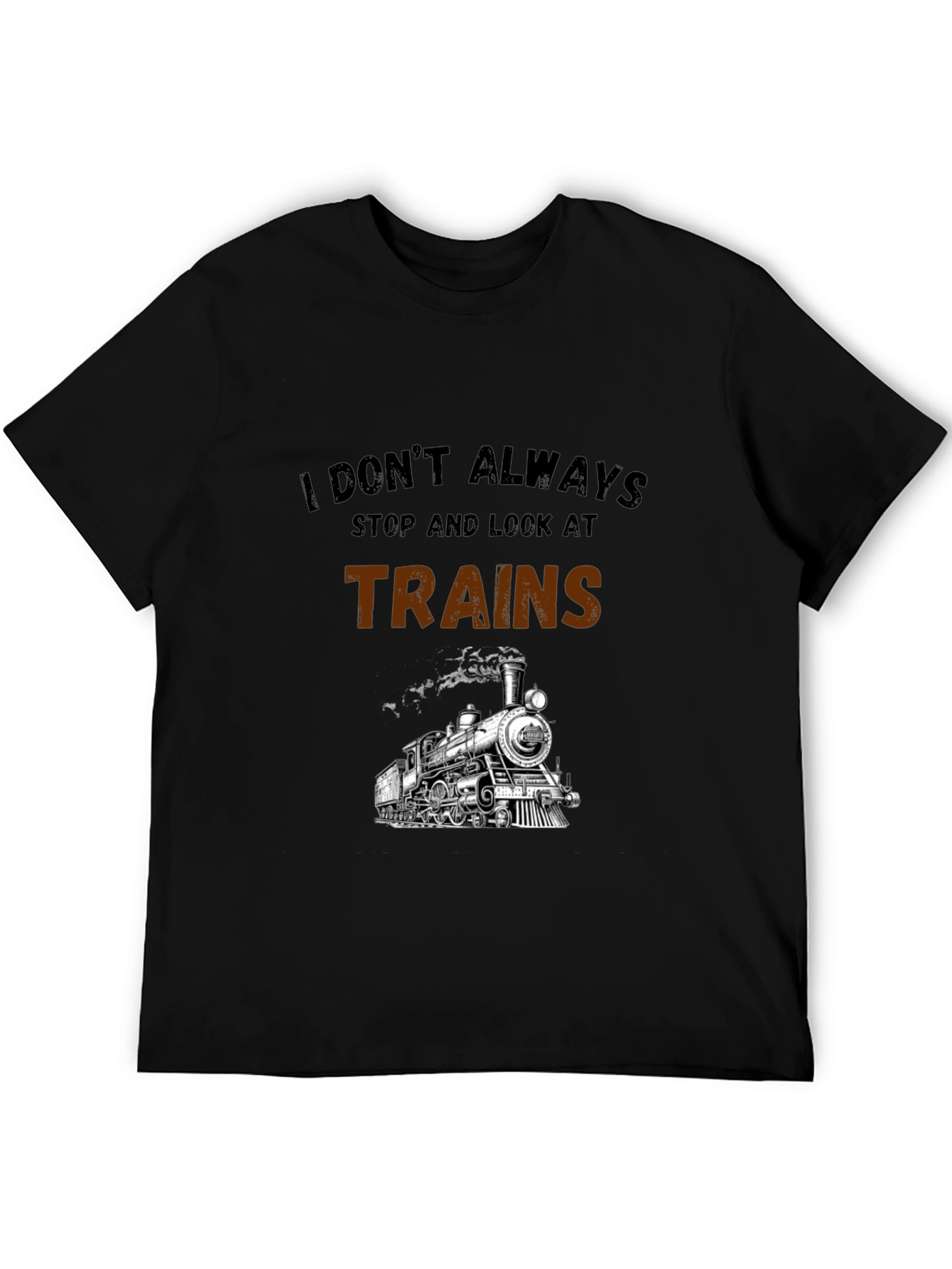 Train Enthusiast Graphic T-Shirt