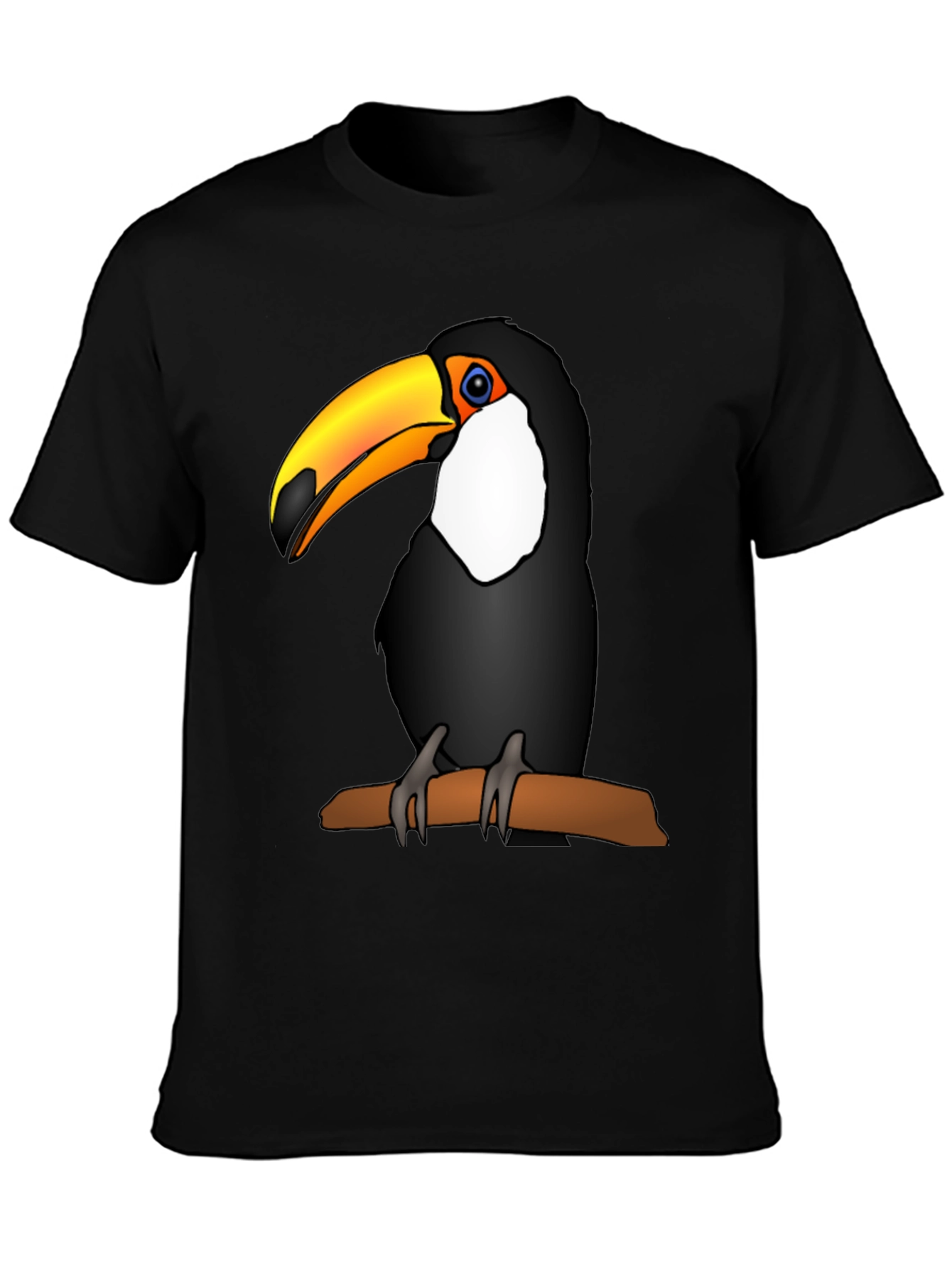 Toucan Graphic Tee - Mens Black T-Shirt