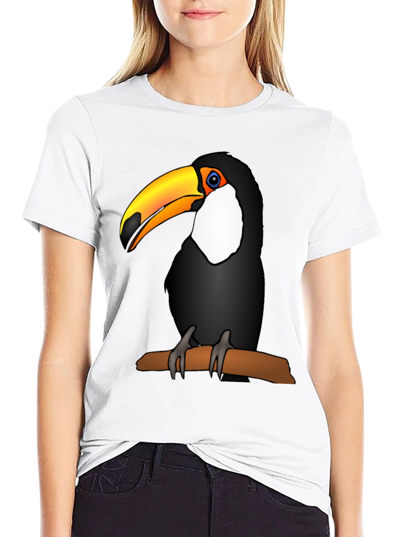 Toucan Graphic Tee - Mens Black T-Shirt