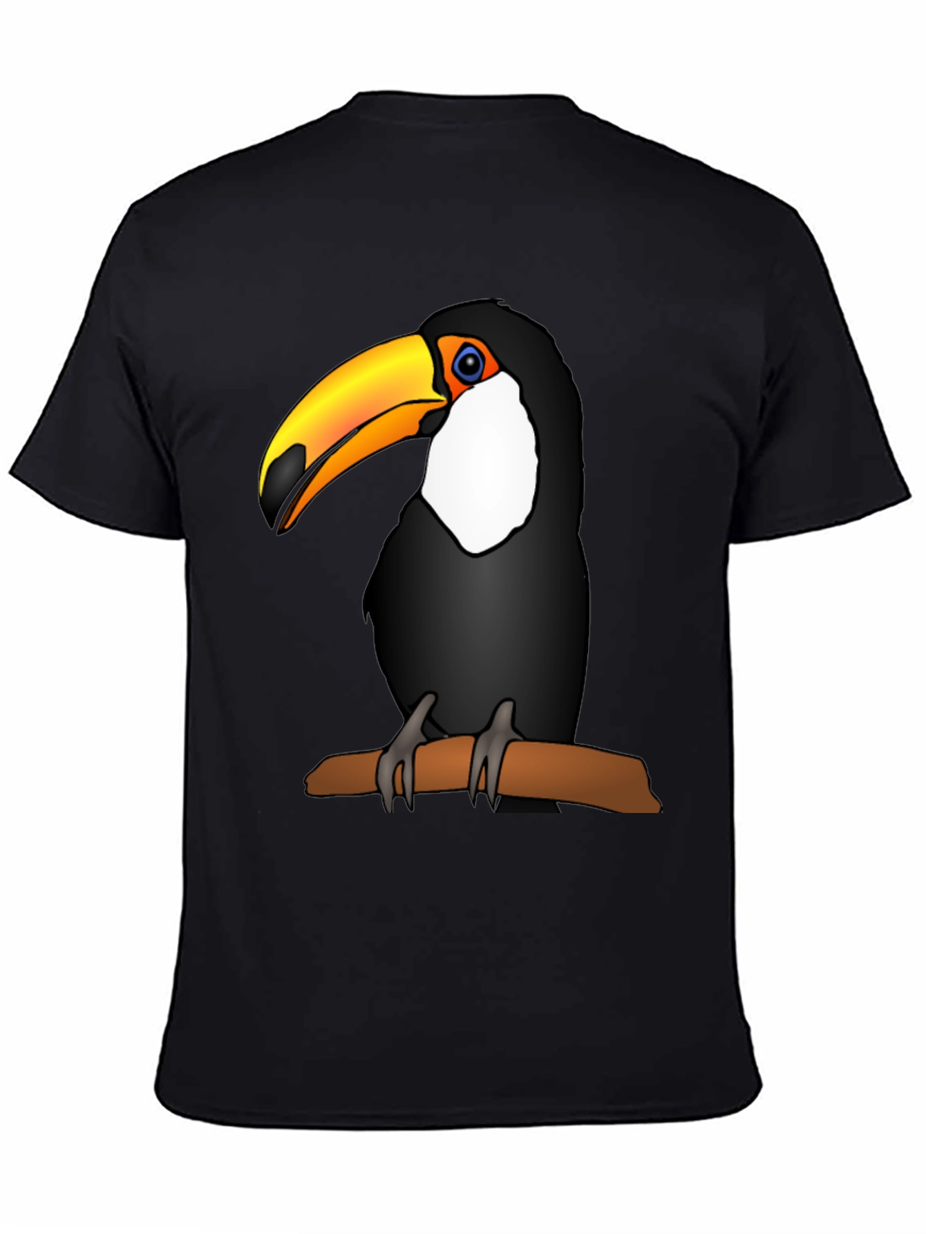 Toucan Graphic Tee - Mens Black T-Shirt