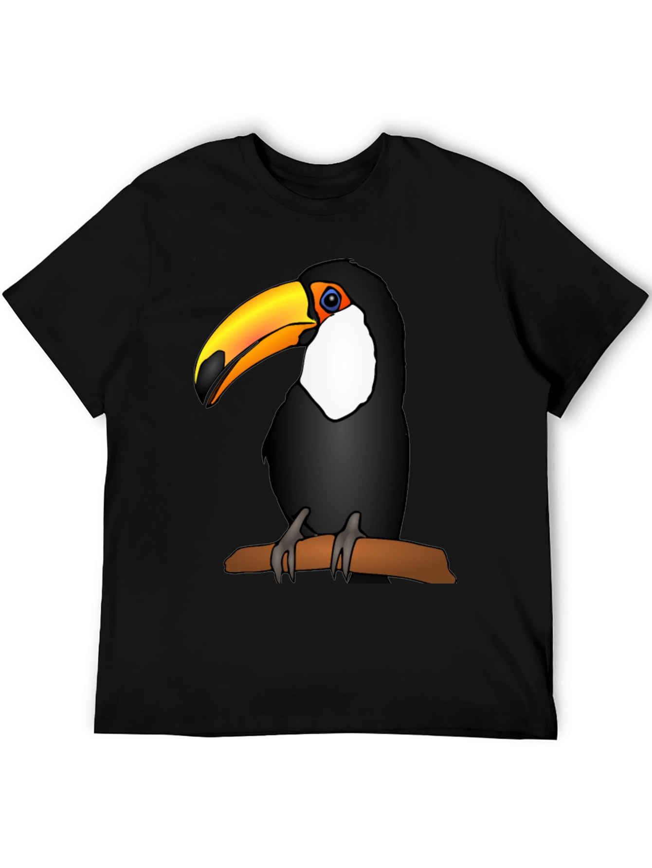 Toucan Graphic Tee - Mens Black T-Shirt