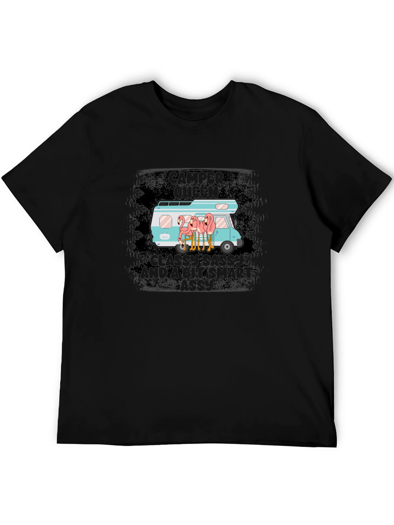Camper Queen Funny Flamingo T-Shirt