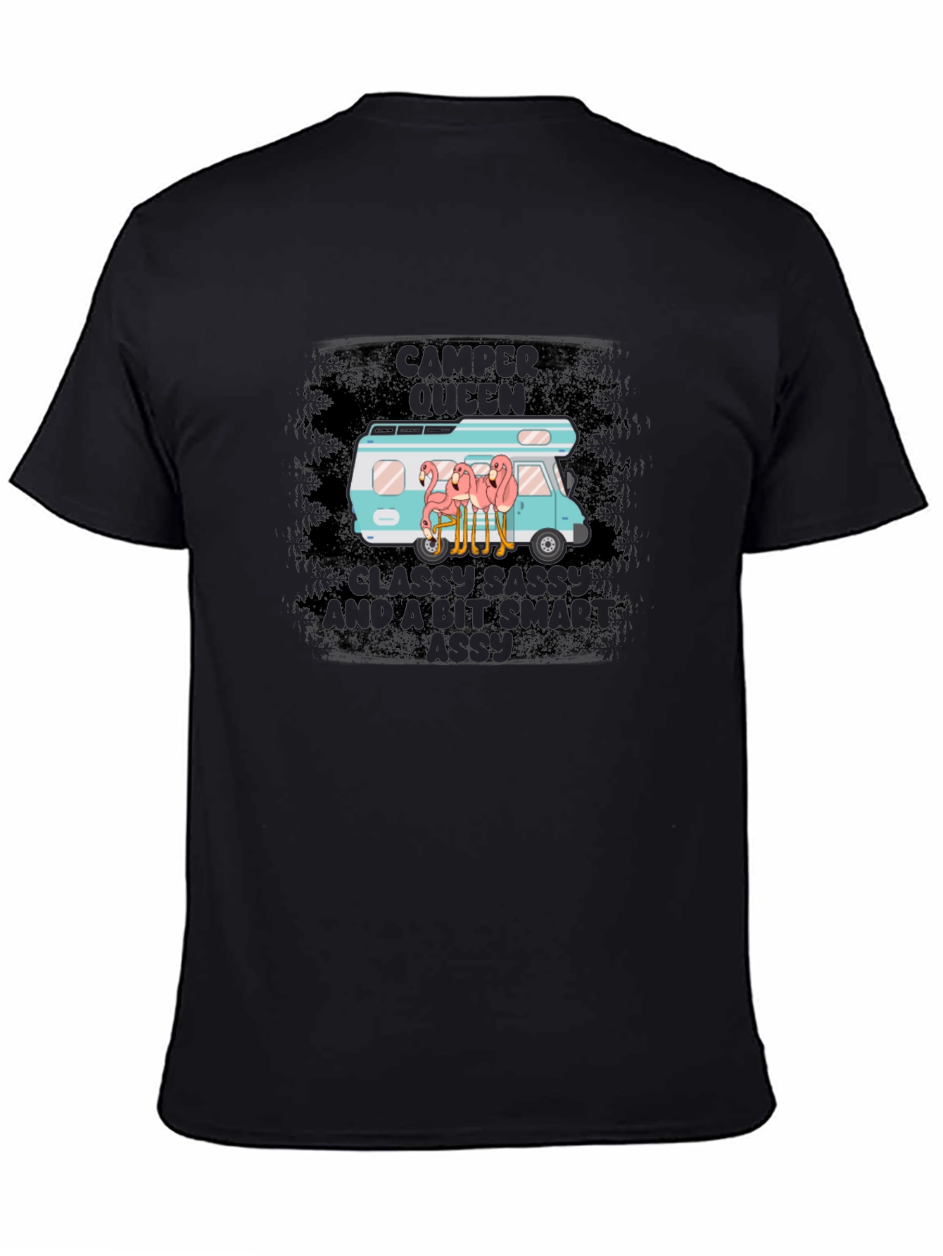 Camper Queen Funny Flamingo T-Shirt