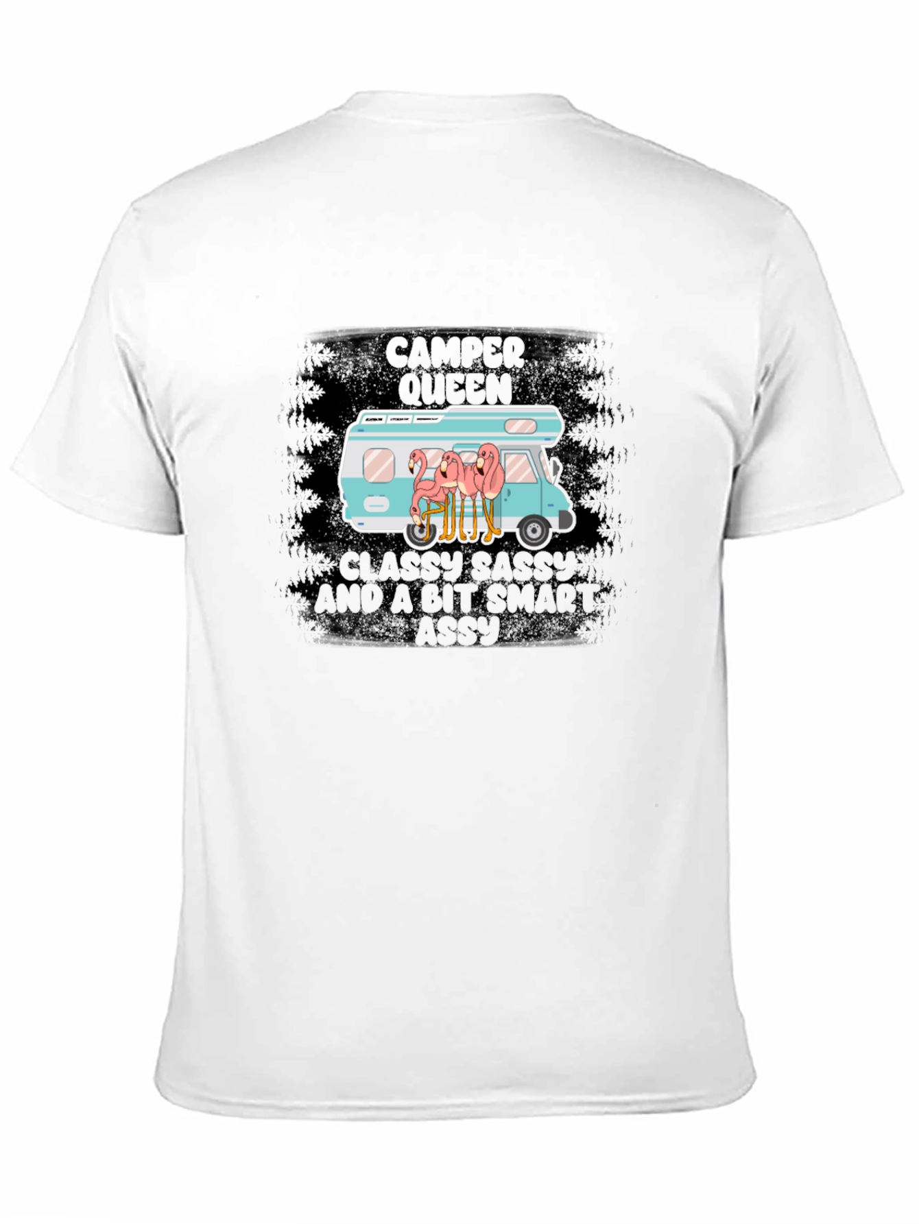 Camper Queen Funny Flamingo T-Shirt