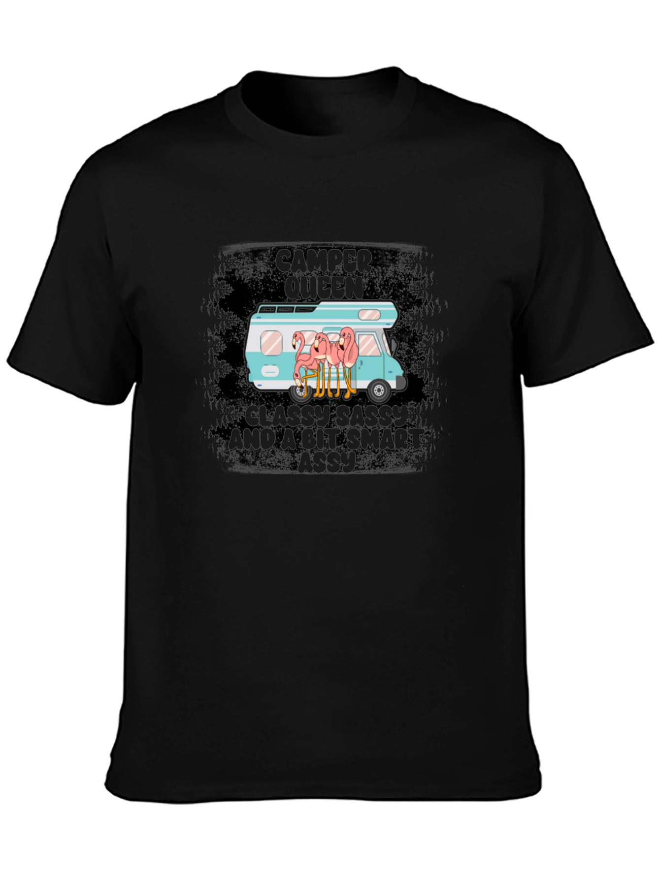 Camper Queen Funny Flamingo T-Shirt