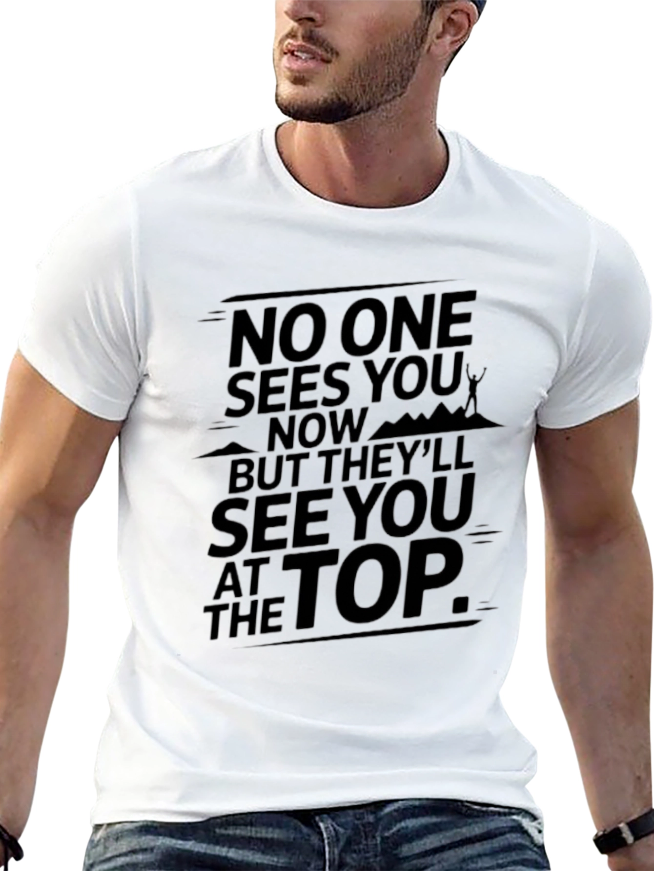 Motivational See You at the Top Graphic T-Shirt