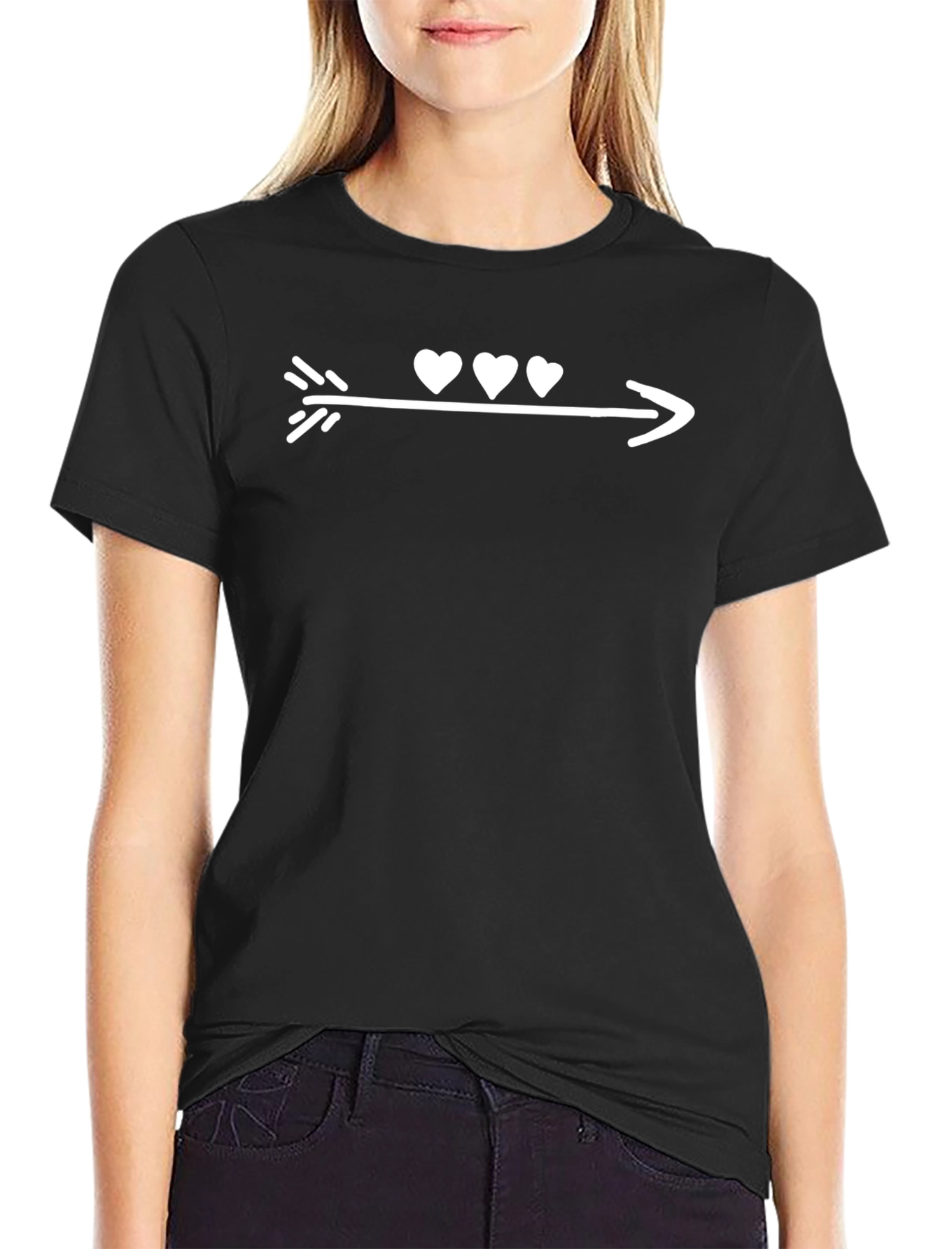 Heart Arrow T-Shirt - Love Valentines Day