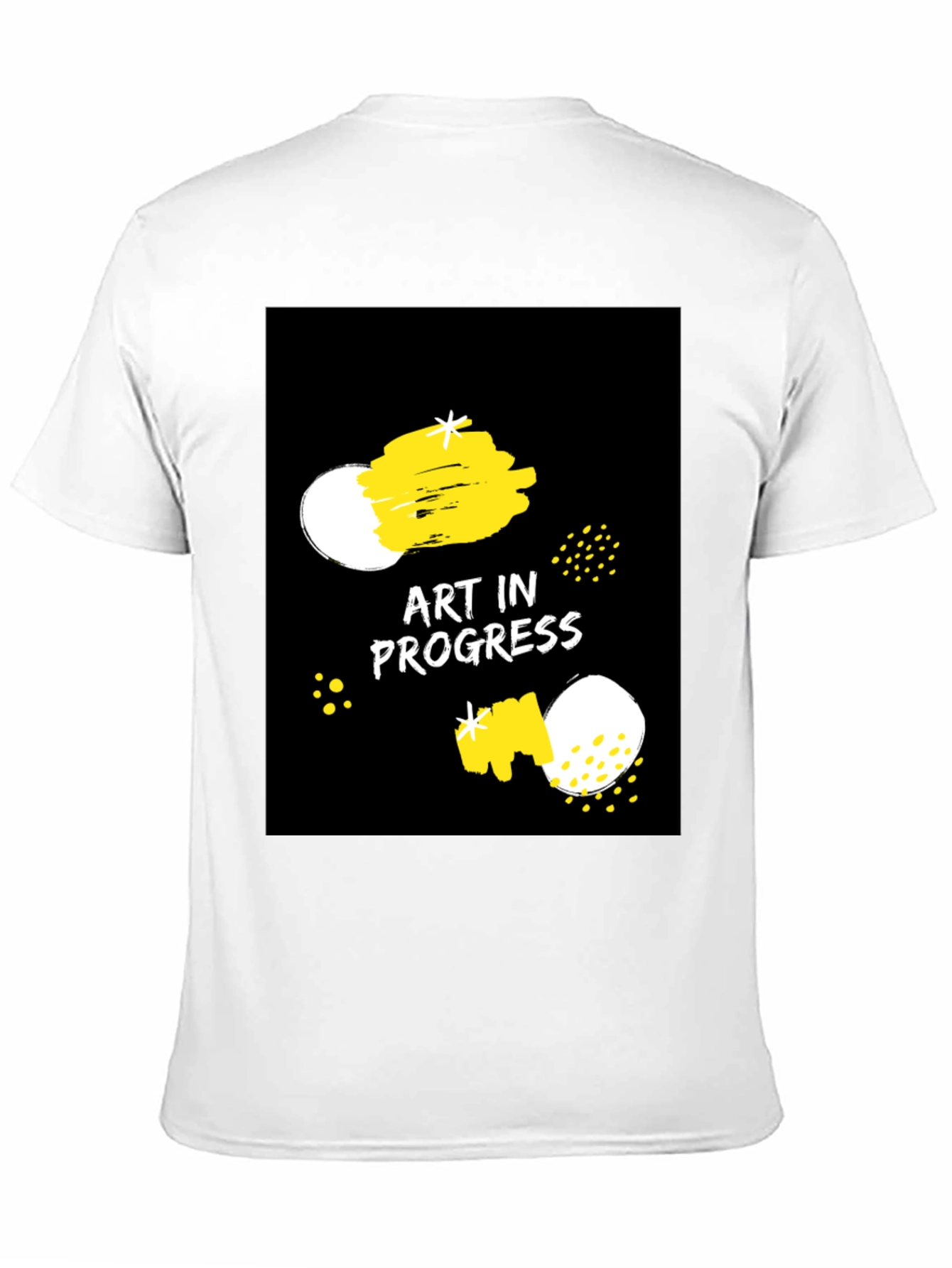 Art in Progress Black Graphic Tee
