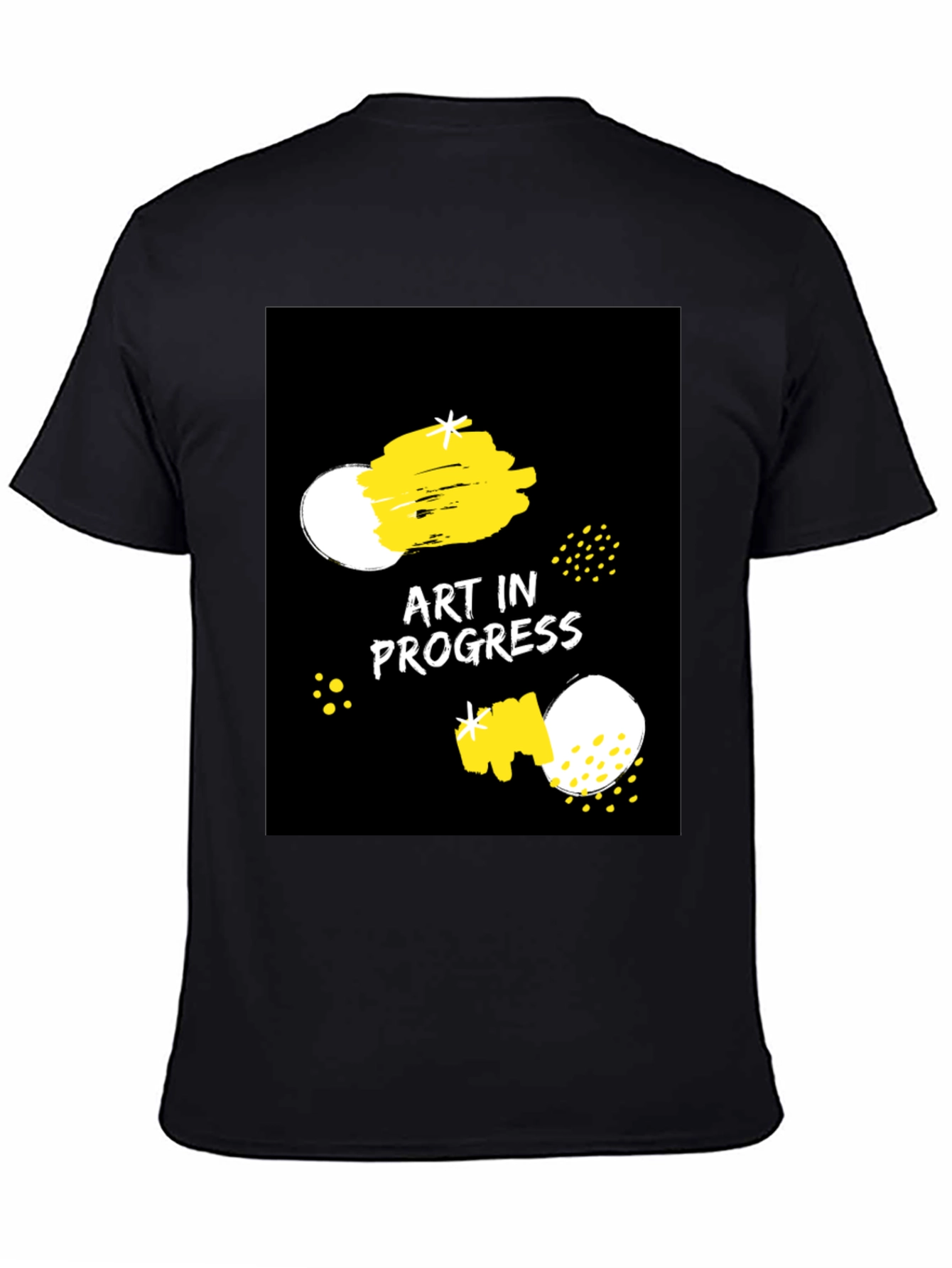 Art in Progress Black Graphic Tee