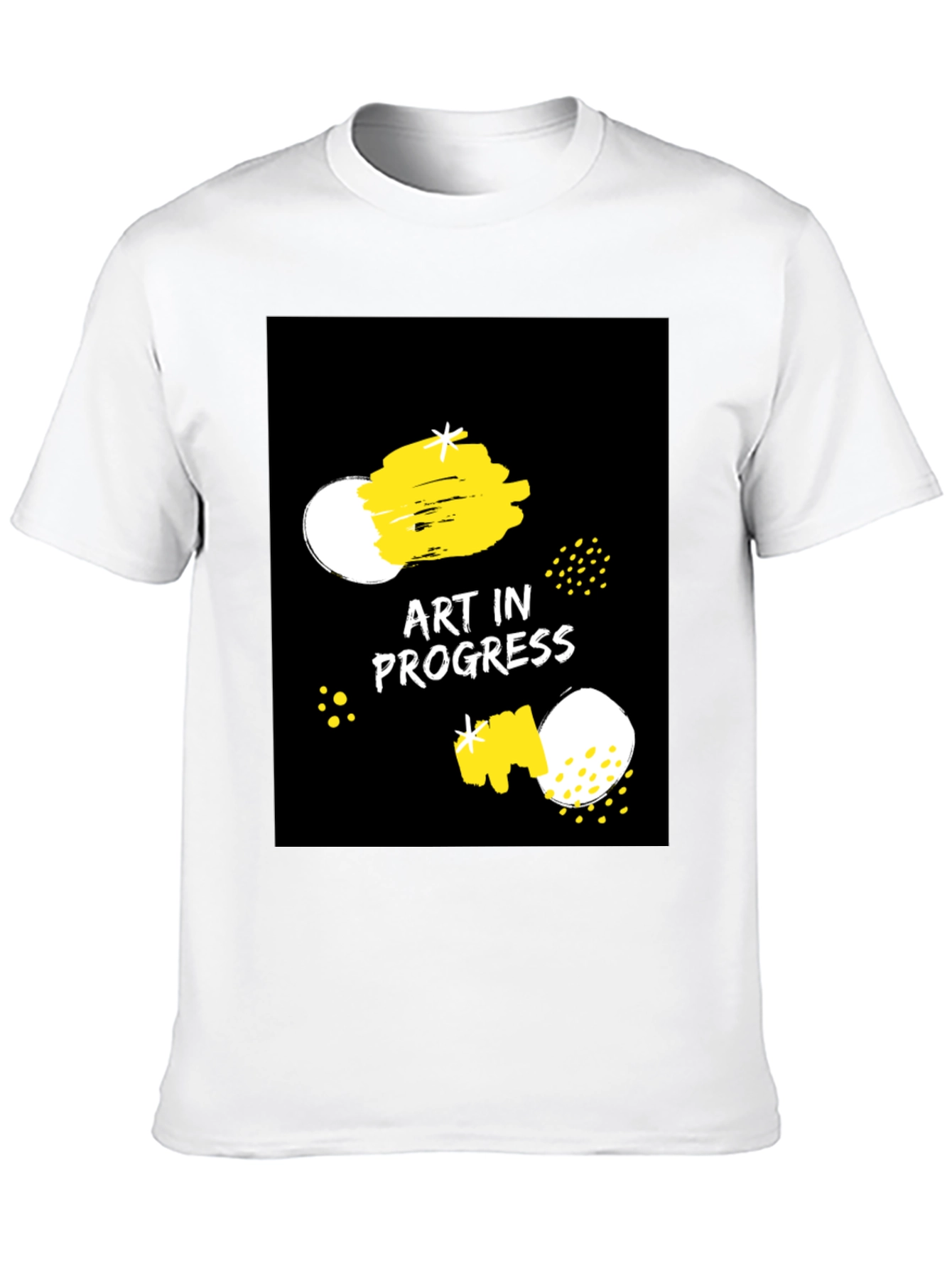 Art in Progress Black Graphic Tee