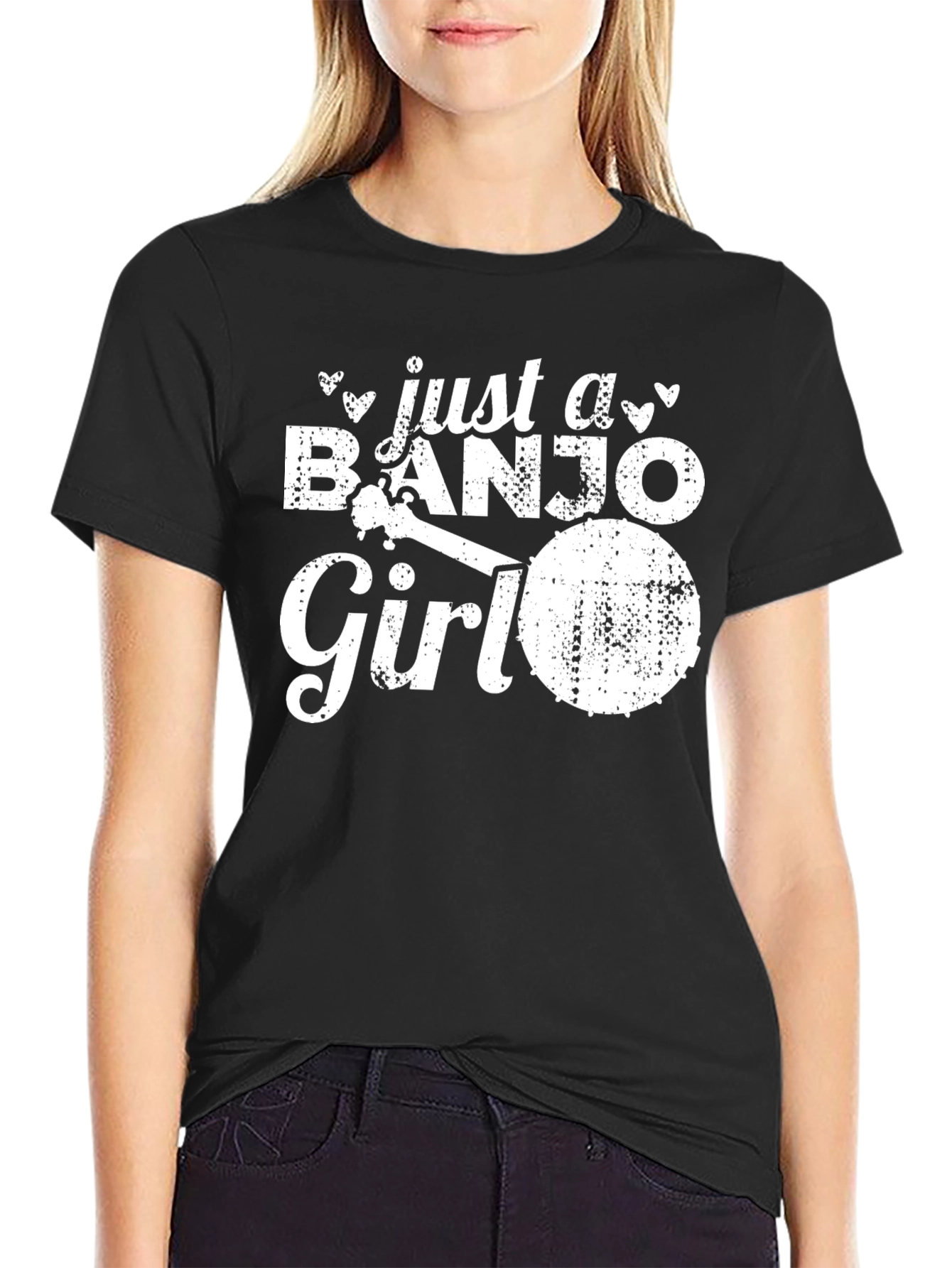 Just a Banjo Girl T-Shirt - Music Lover Tee