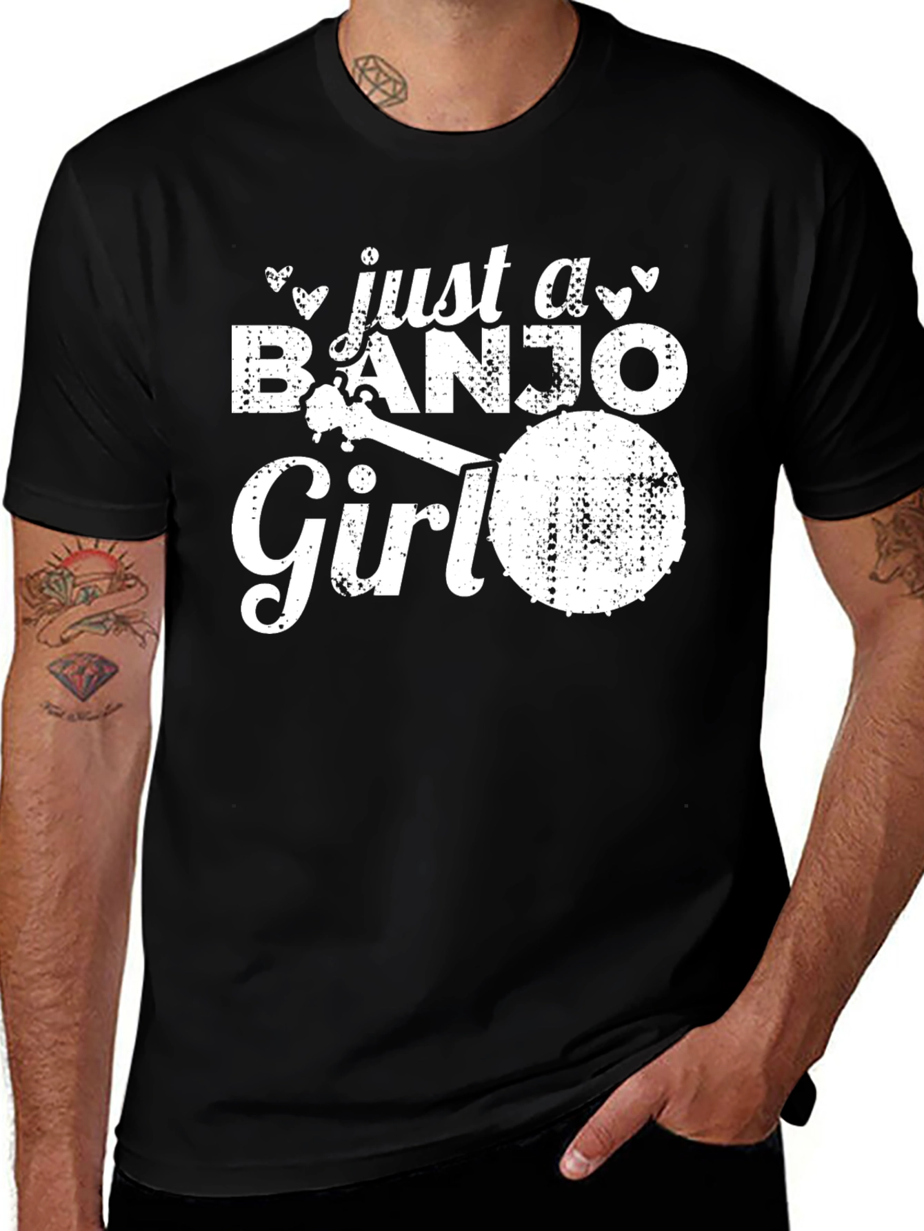 Just a Banjo Girl T-Shirt - Music Lover Tee