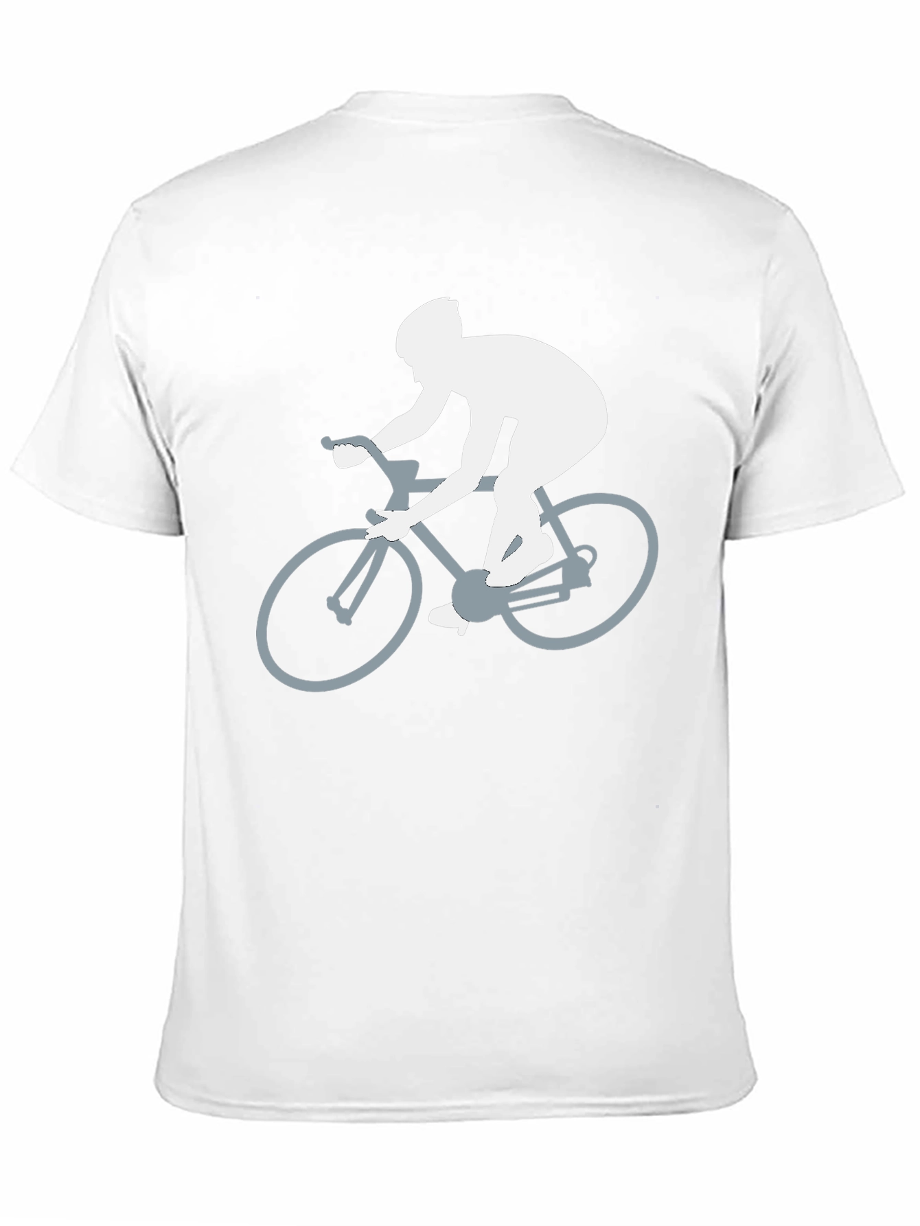 Cycling Silhouette Graphic Tee - Sporty Black T-Shirt