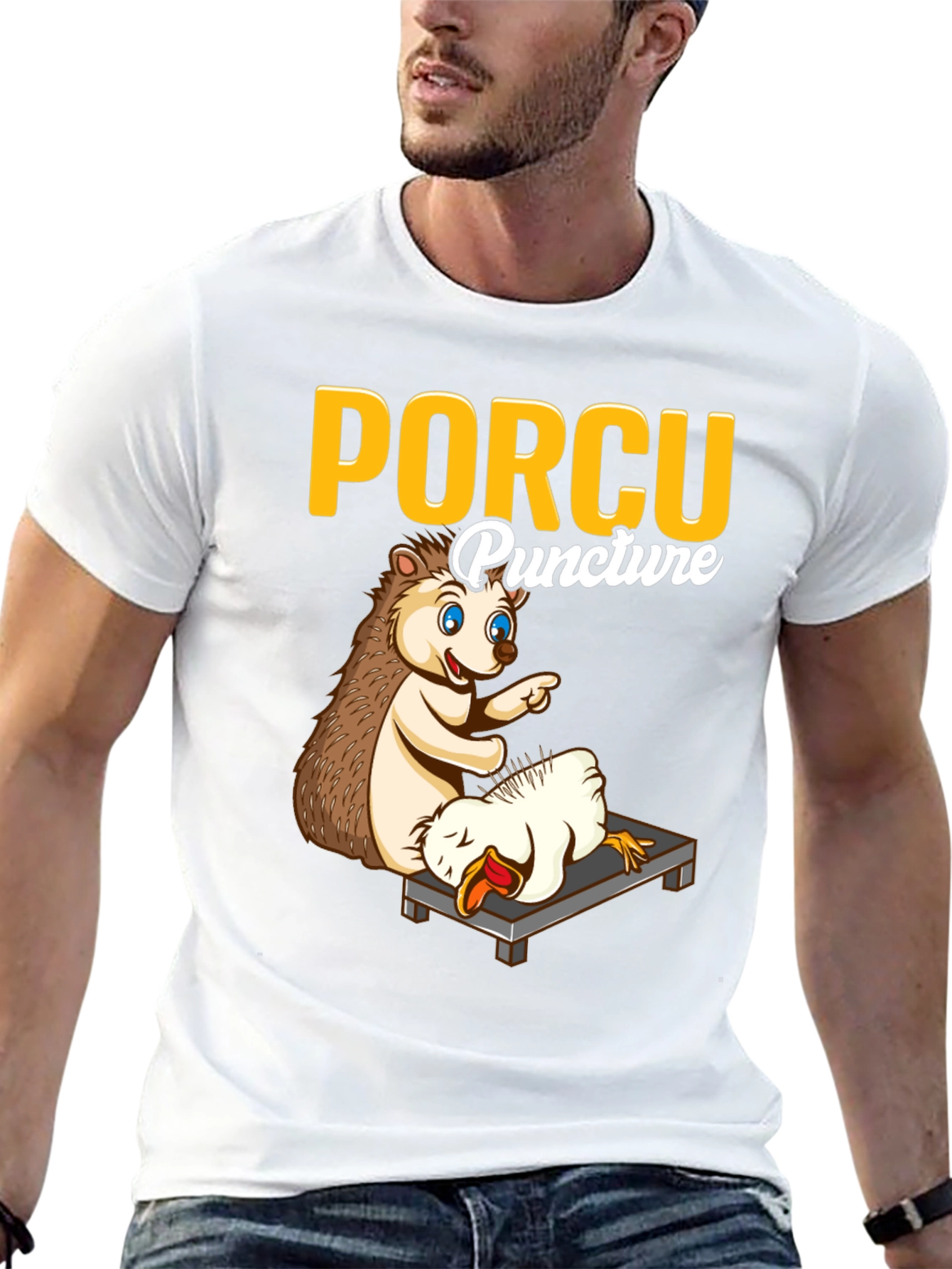 Porcu-puncture Funny T-Shirt