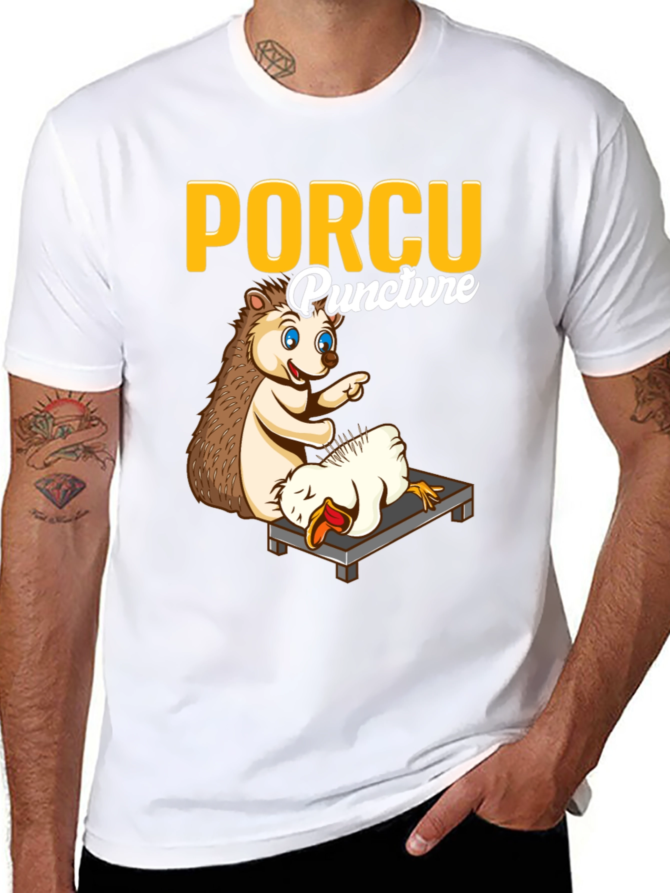 Porcu-puncture Funny T-Shirt