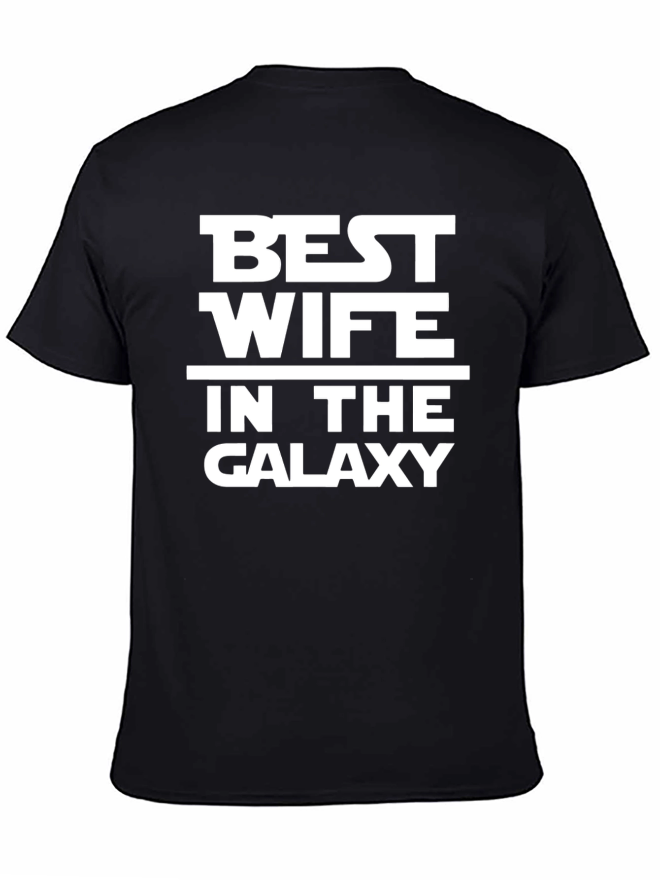 Best Wife in the Galaxy Black T-Shirt