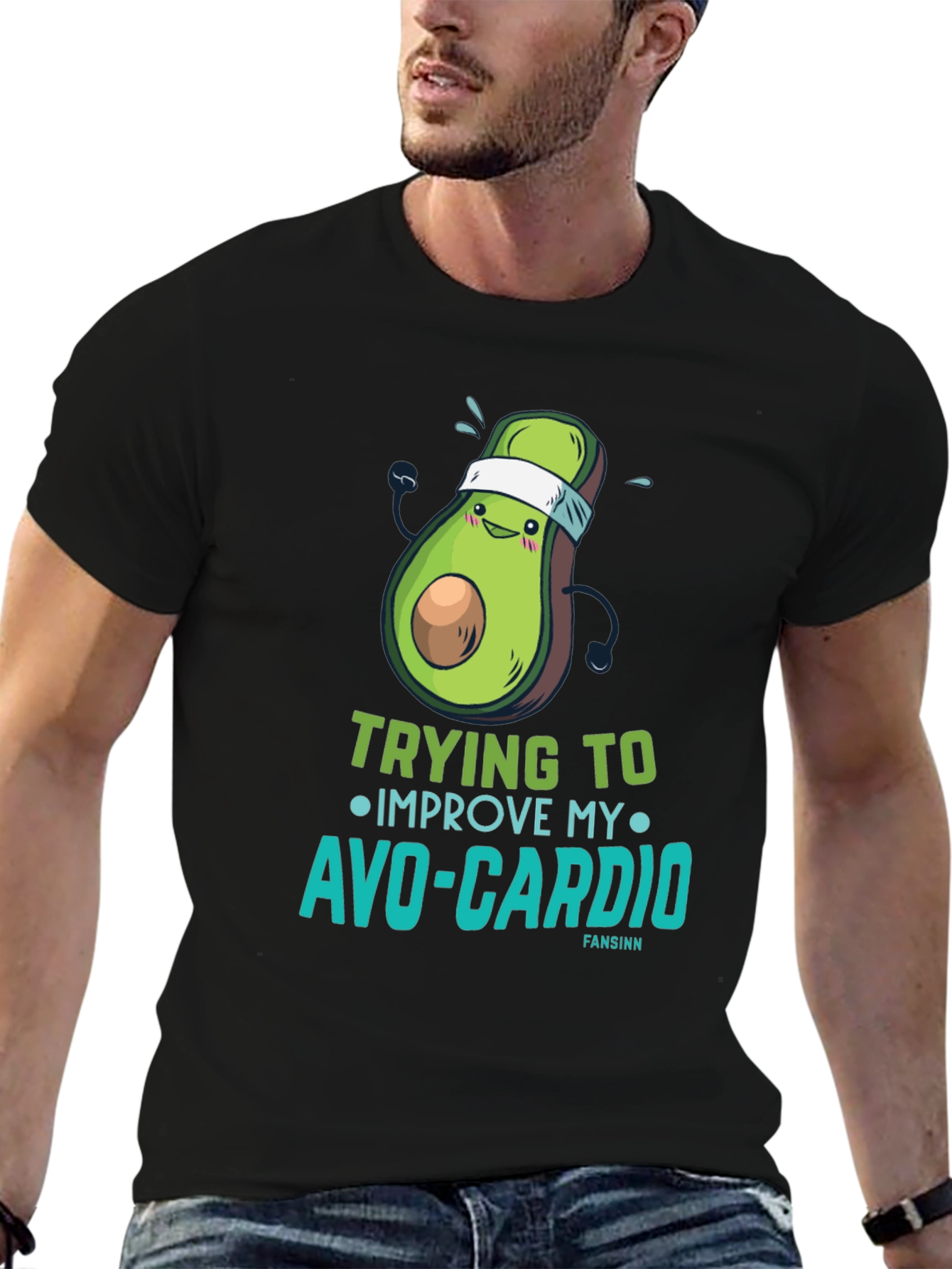 Avo-Cardio Mens Graphic T-Shirt