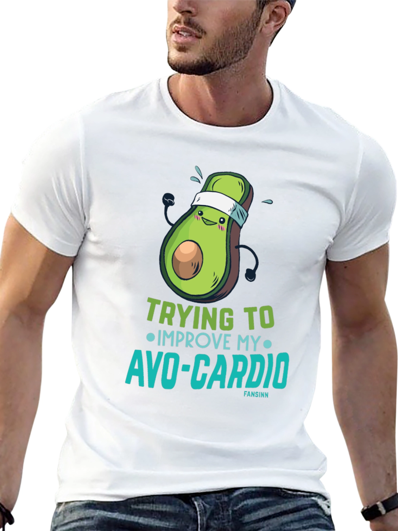 Avo-Cardio Mens Graphic T-Shirt