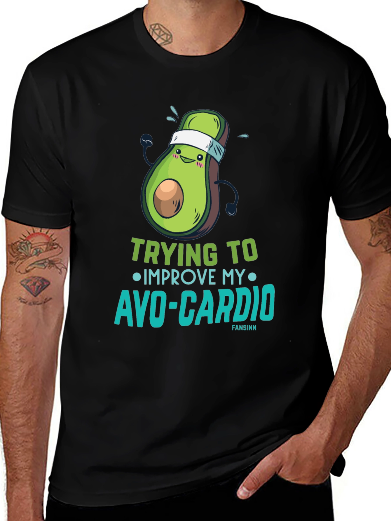 Avo-Cardio Mens Graphic T-Shirt