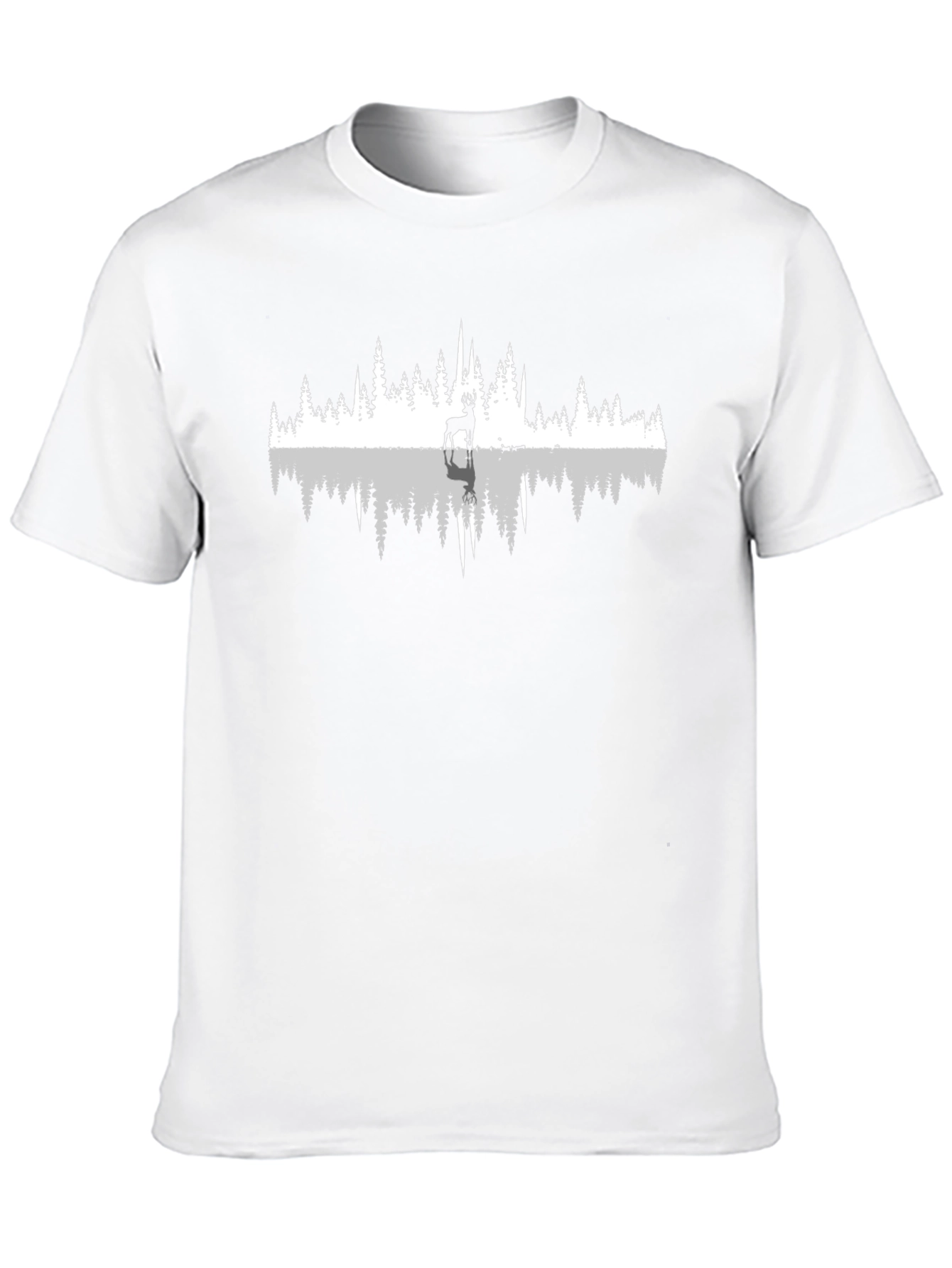 Nature Reflection Graphic Tee - Black