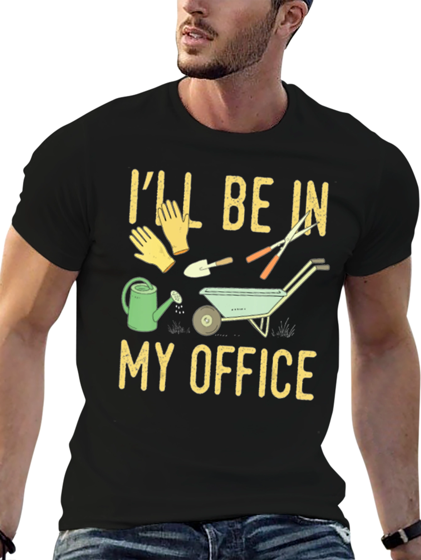 Gardeners Office T-Shirt - Lawn Care Apparel