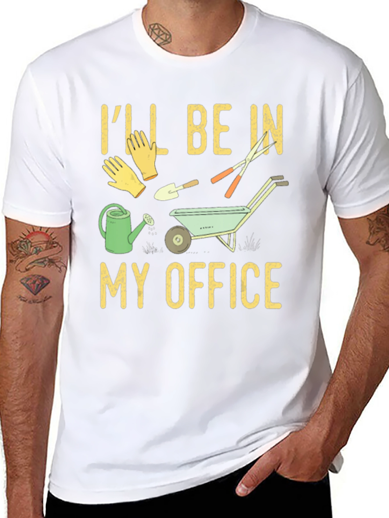 Gardeners Office T-Shirt - Lawn Care Apparel