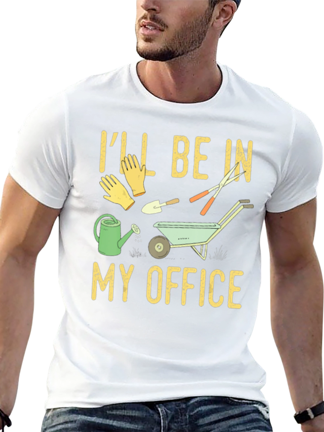 Gardeners Office T-Shirt - Lawn Care Apparel
