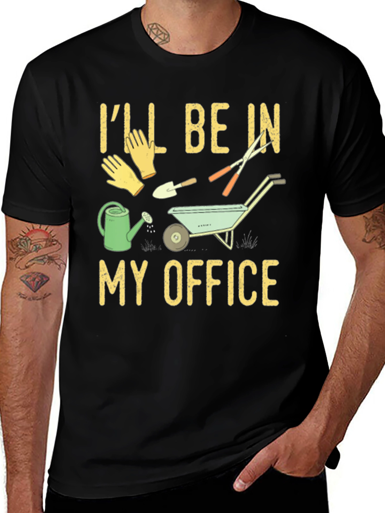 Gardeners Office T-Shirt - Lawn Care Apparel